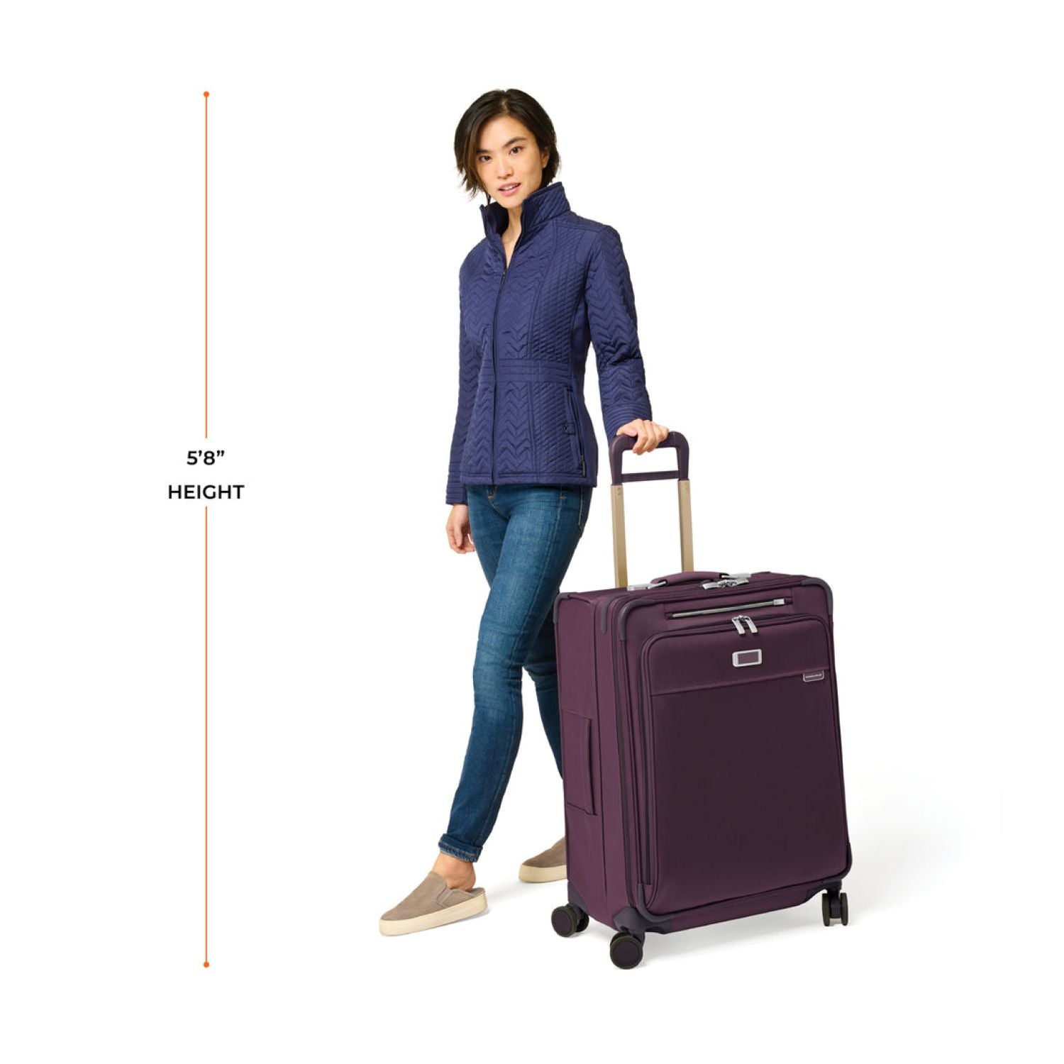 Briggs & Riley Baseline Medium Expandable Spinner - Plum
