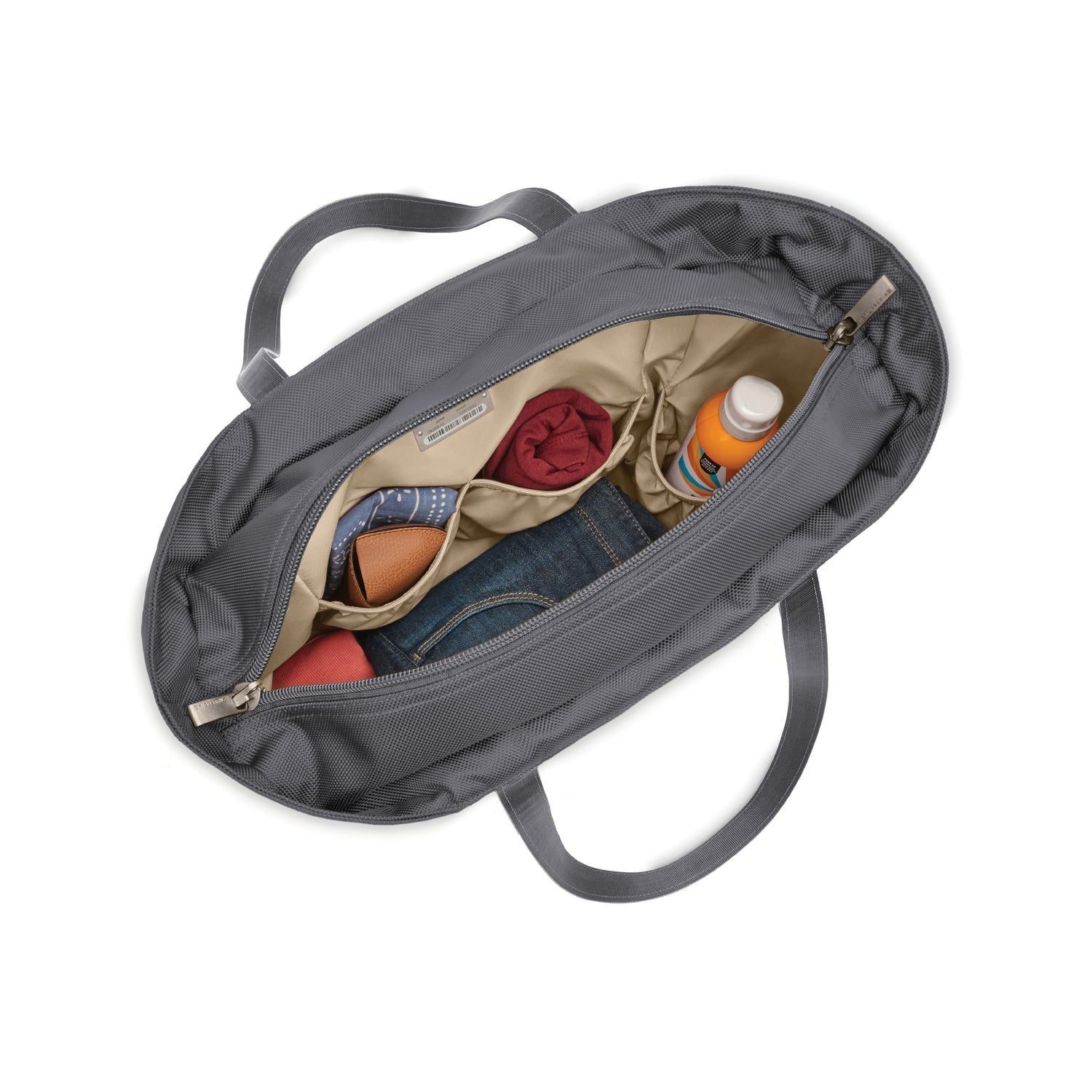 Briggs & Riley Baseline Traveller Tote Bag - Steel Gray