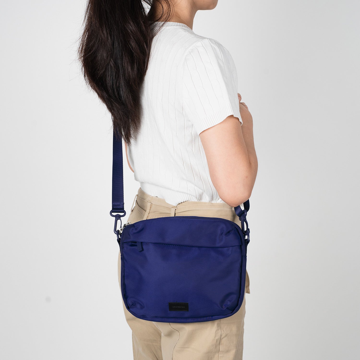 Crossing Anti-Theft RFID Crossbody Bag 4L - Dark Blue