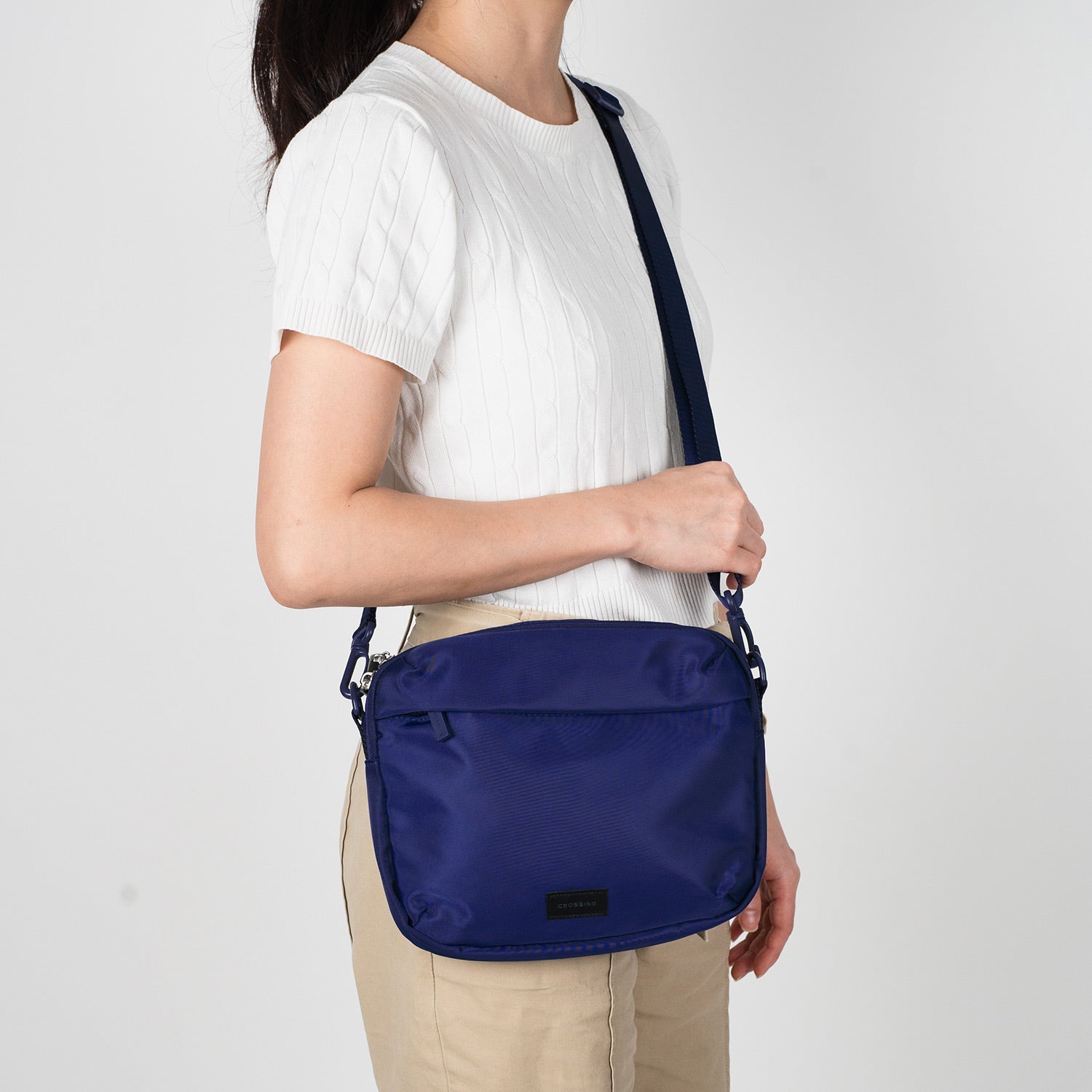 Crossing Anti-Theft RFID Crossbody Bag 4L - Dark Blue