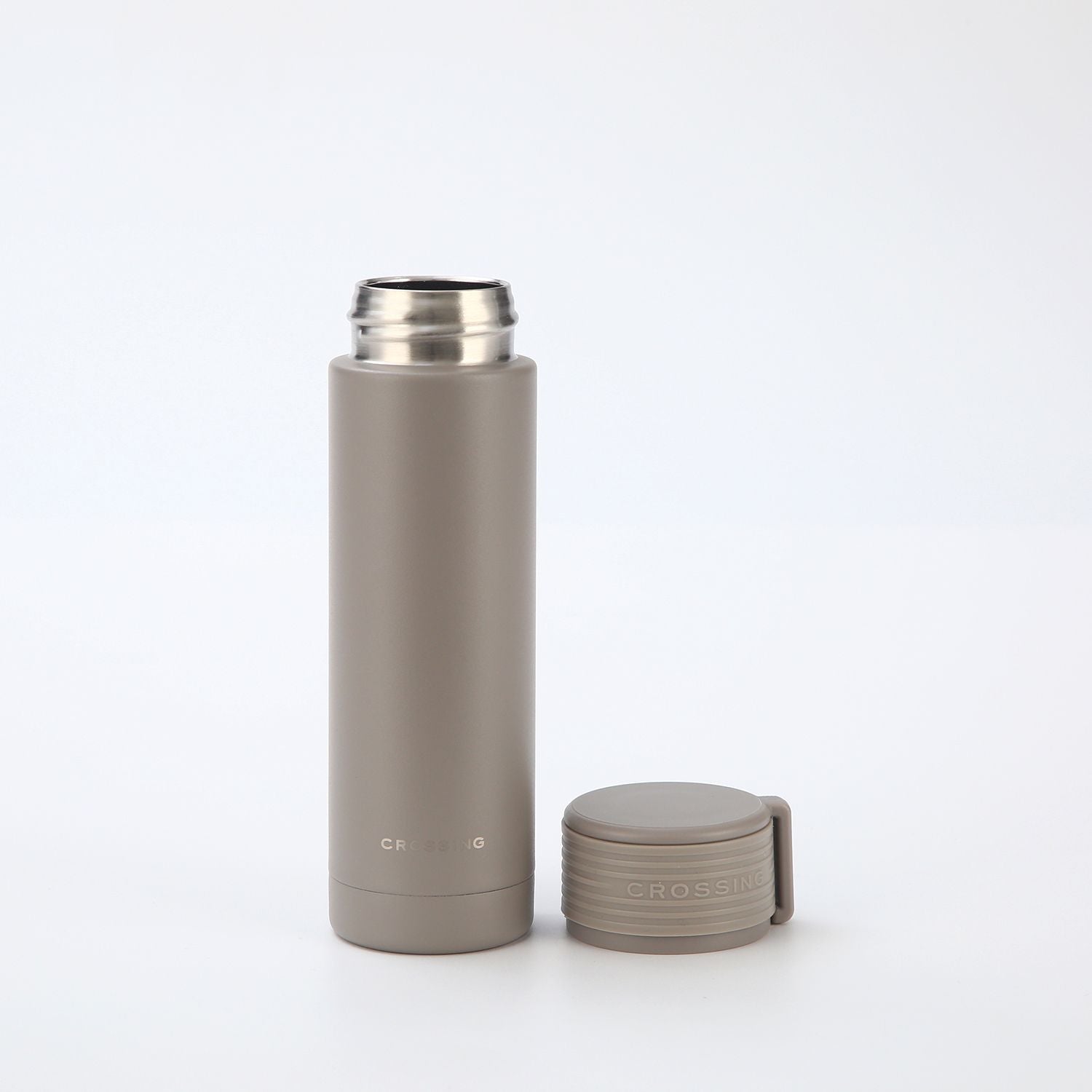 Crossing Compact Slim Insulated S/S Bottle 180ml - Latte