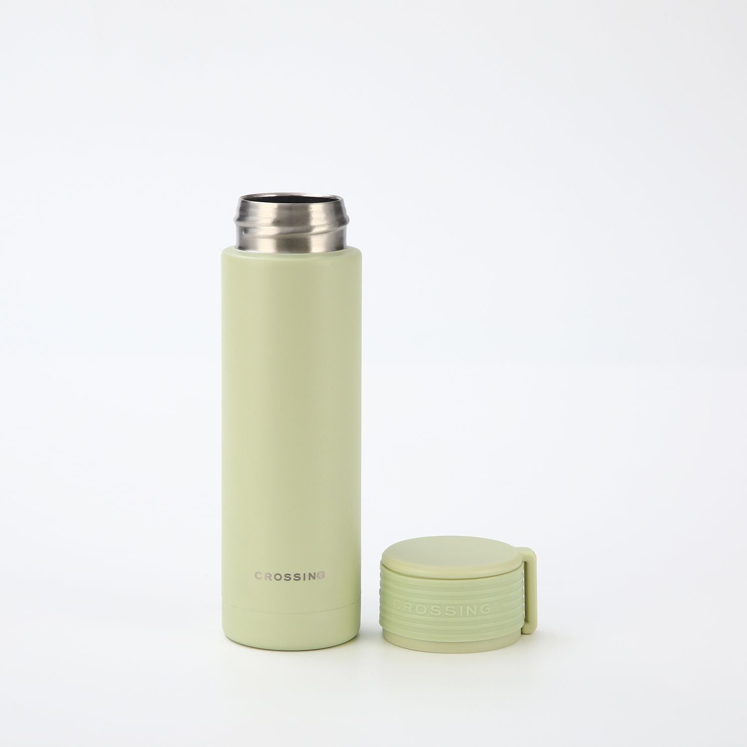 Crossing Compact Slim Insulated S/S Bottle 180ml - Pistachio