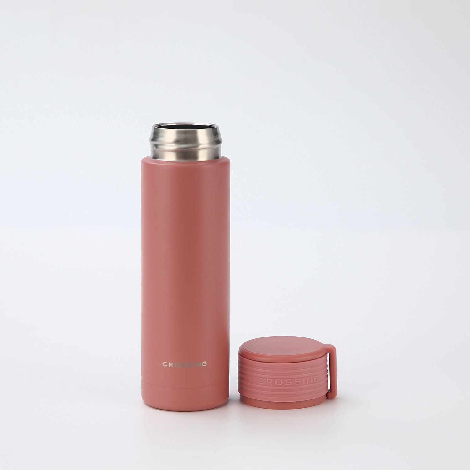 Crossing Compact Slim Insulated S/S Bottle 180ml - Rose Quartz