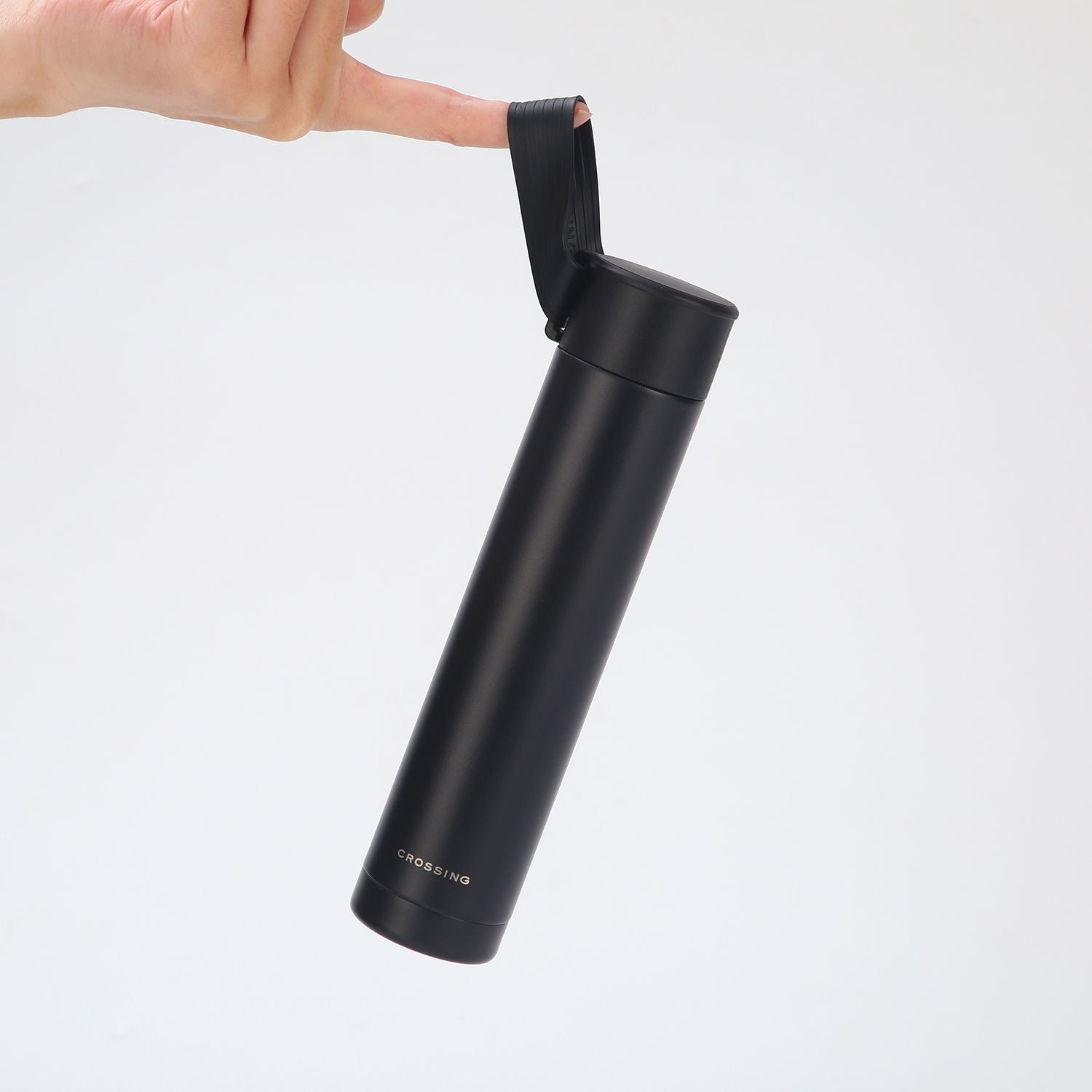 Crossing Compact Slim Insulated S/S Bottle 250ml - Black