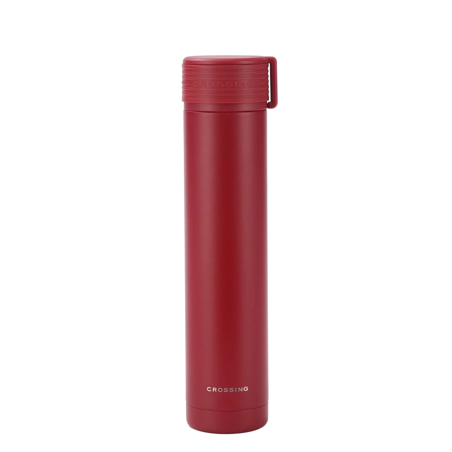 Crossing Compact Slim Insulated S/S Bottle 250ml - Burgundy
