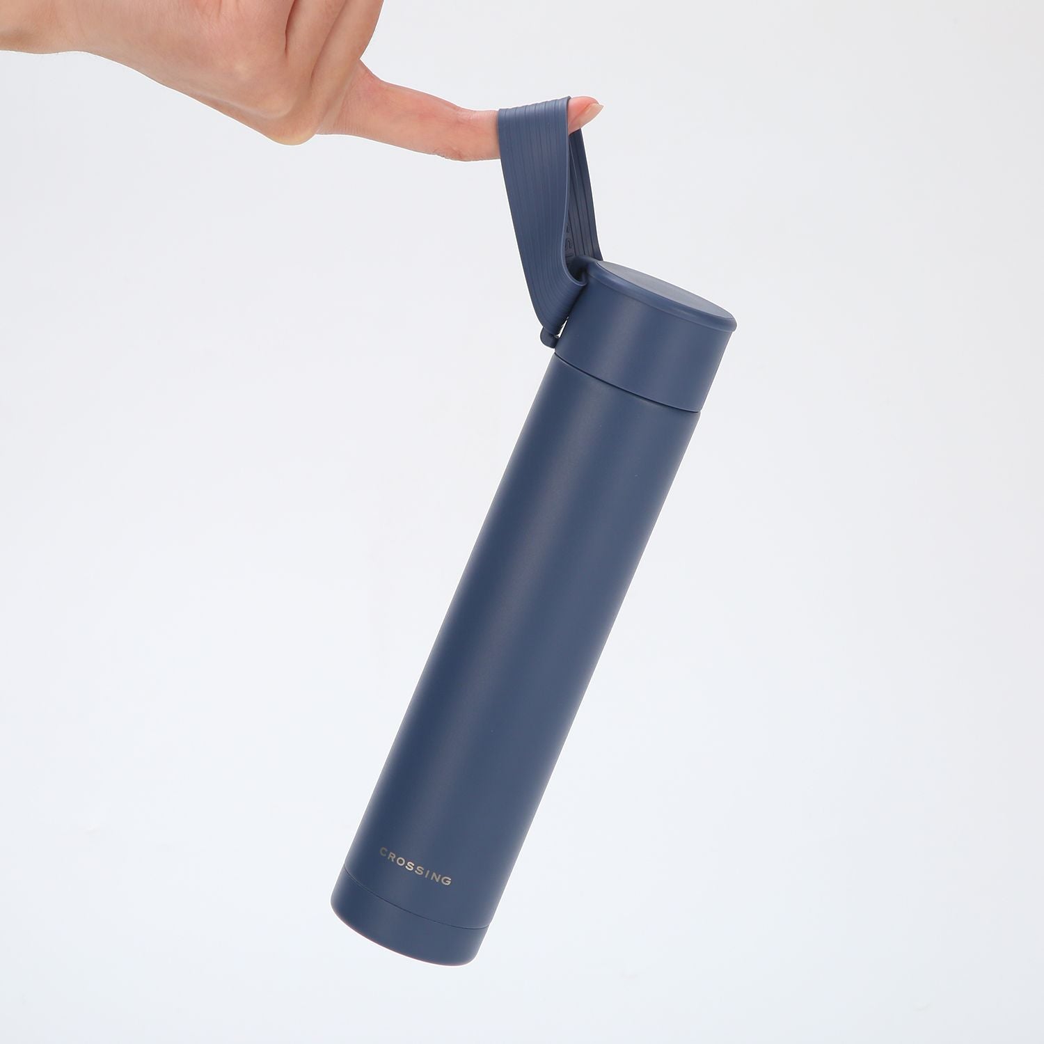 Crossing Compact Slim Insulated S/S Bottle 250ml - Dusty Blue