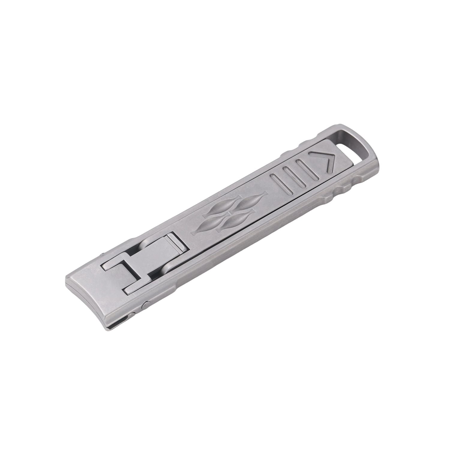 Crossing Compact Travel Stainless-Steel Nail Clippers With Pouch - Black