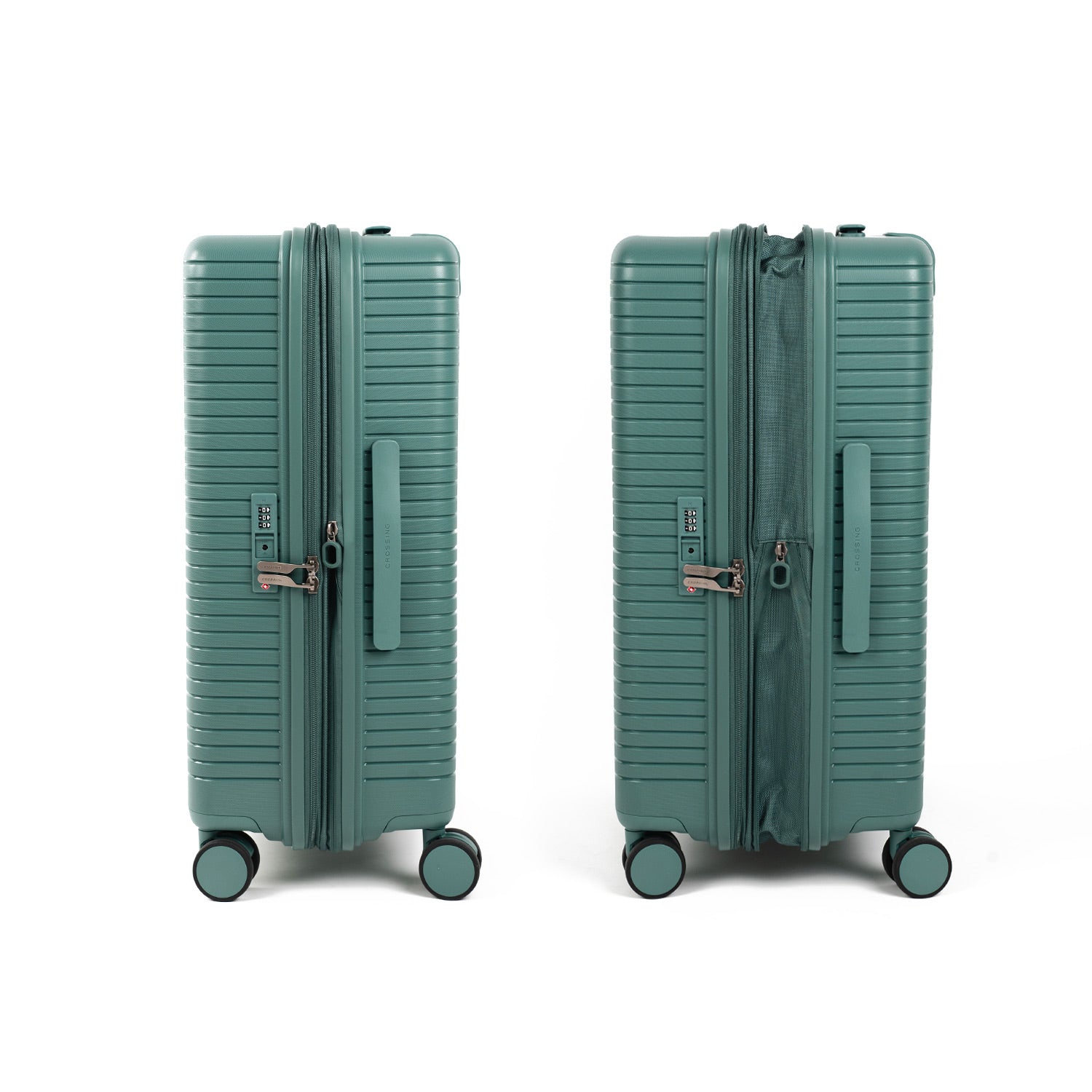 Crossing GLID Polypropylene Large 30" Luggage - Green