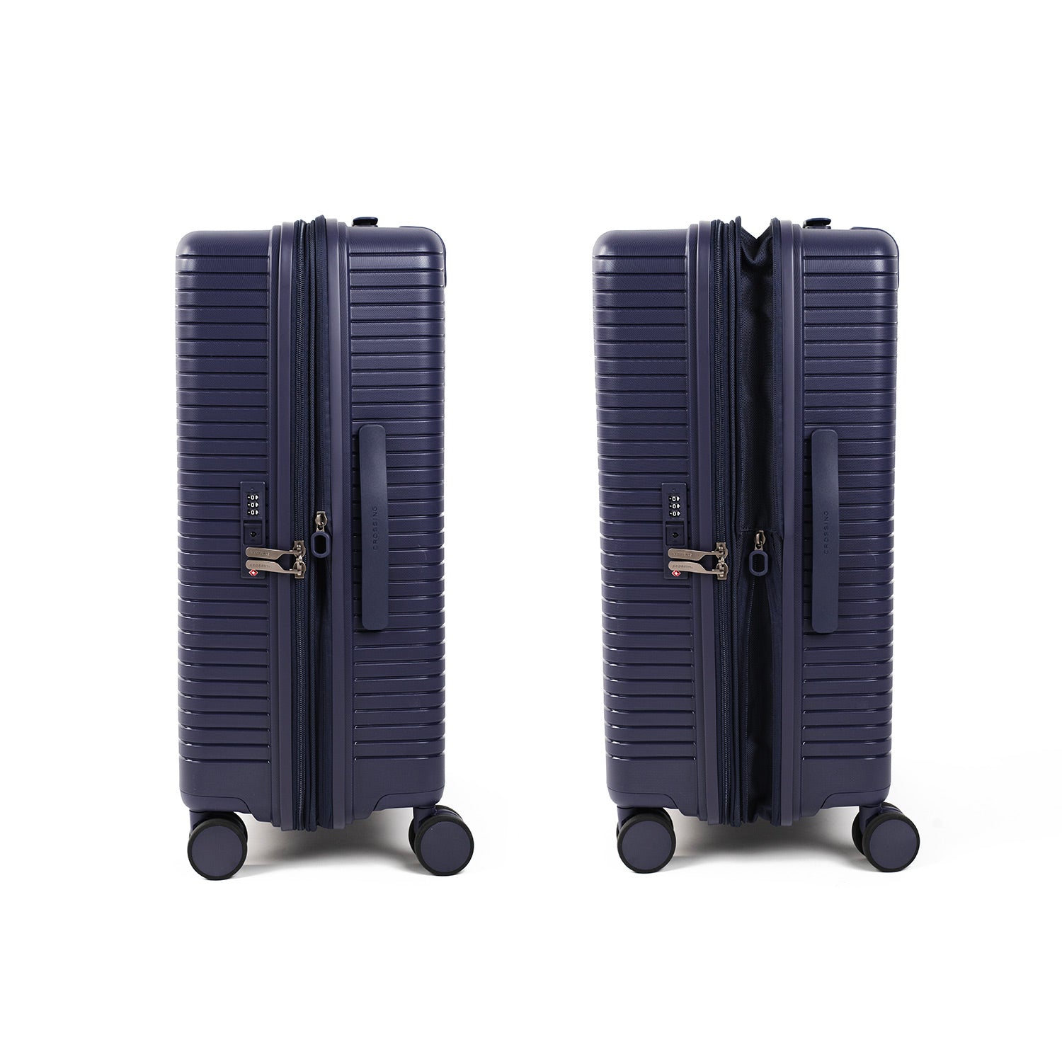 Crossing GLID Polypropylene Medium 25" Luggage - Blue