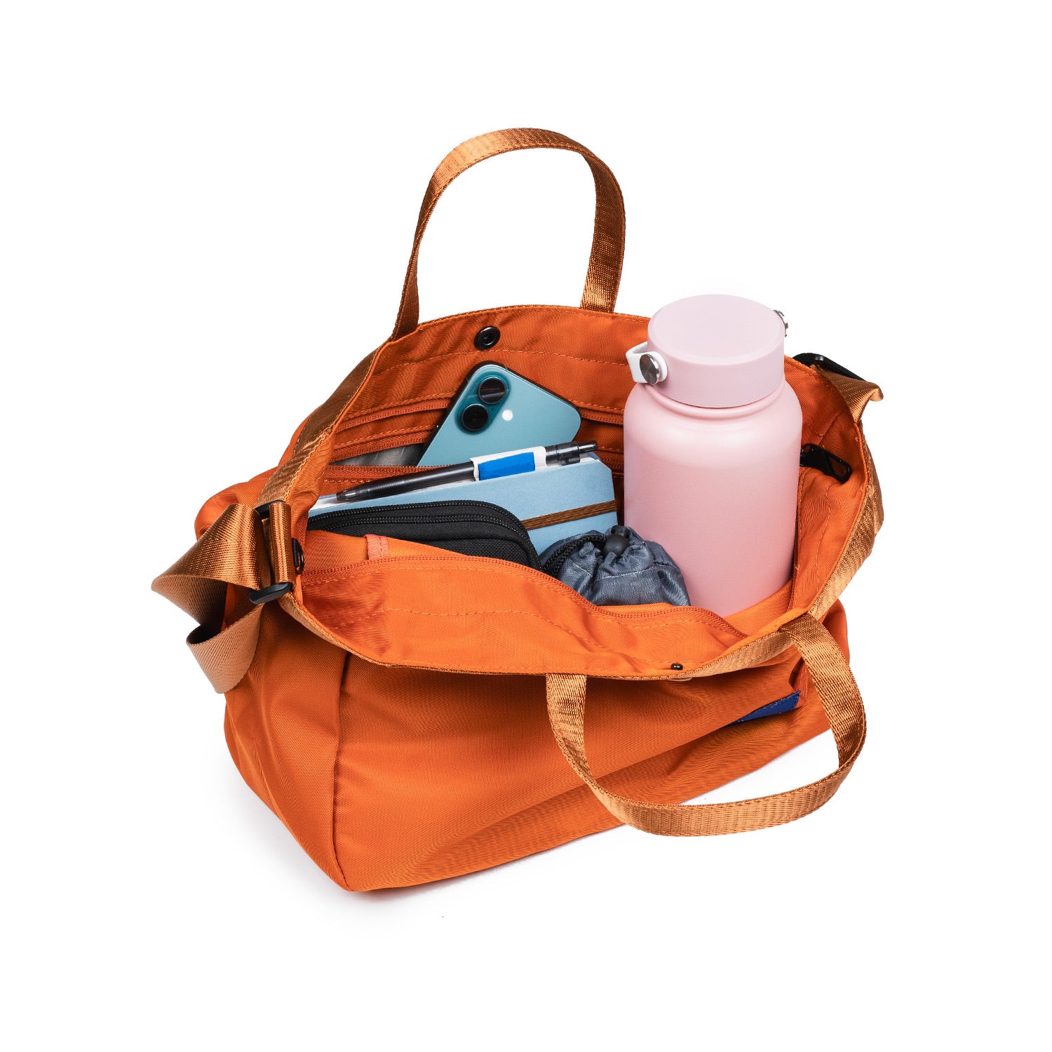 Crossing Hollis Anti-Theft RFID Dual Carry Crossbody Bag - Orange