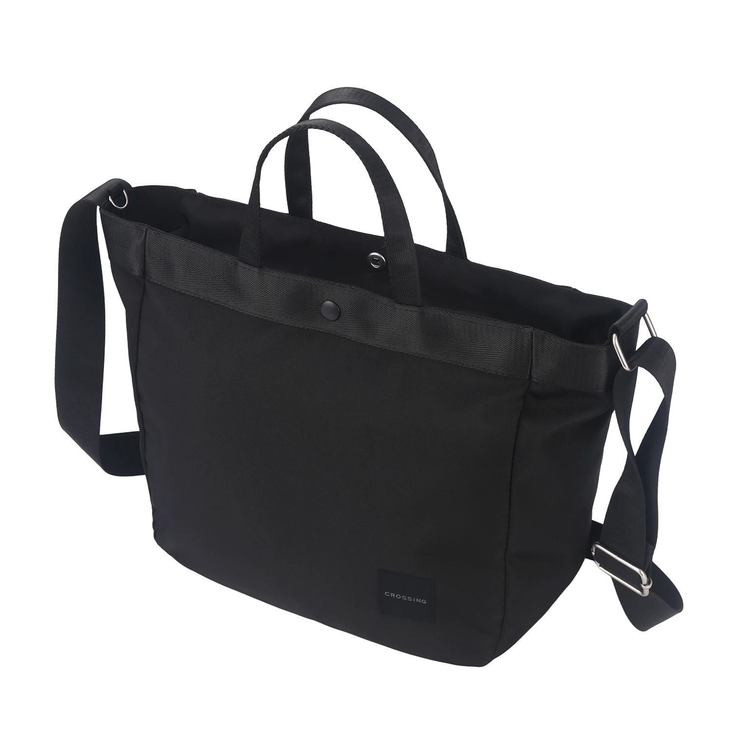 Crossing Hollis Anti-Theft RFID Dual Carry Crossbody Bag V3 - Black
