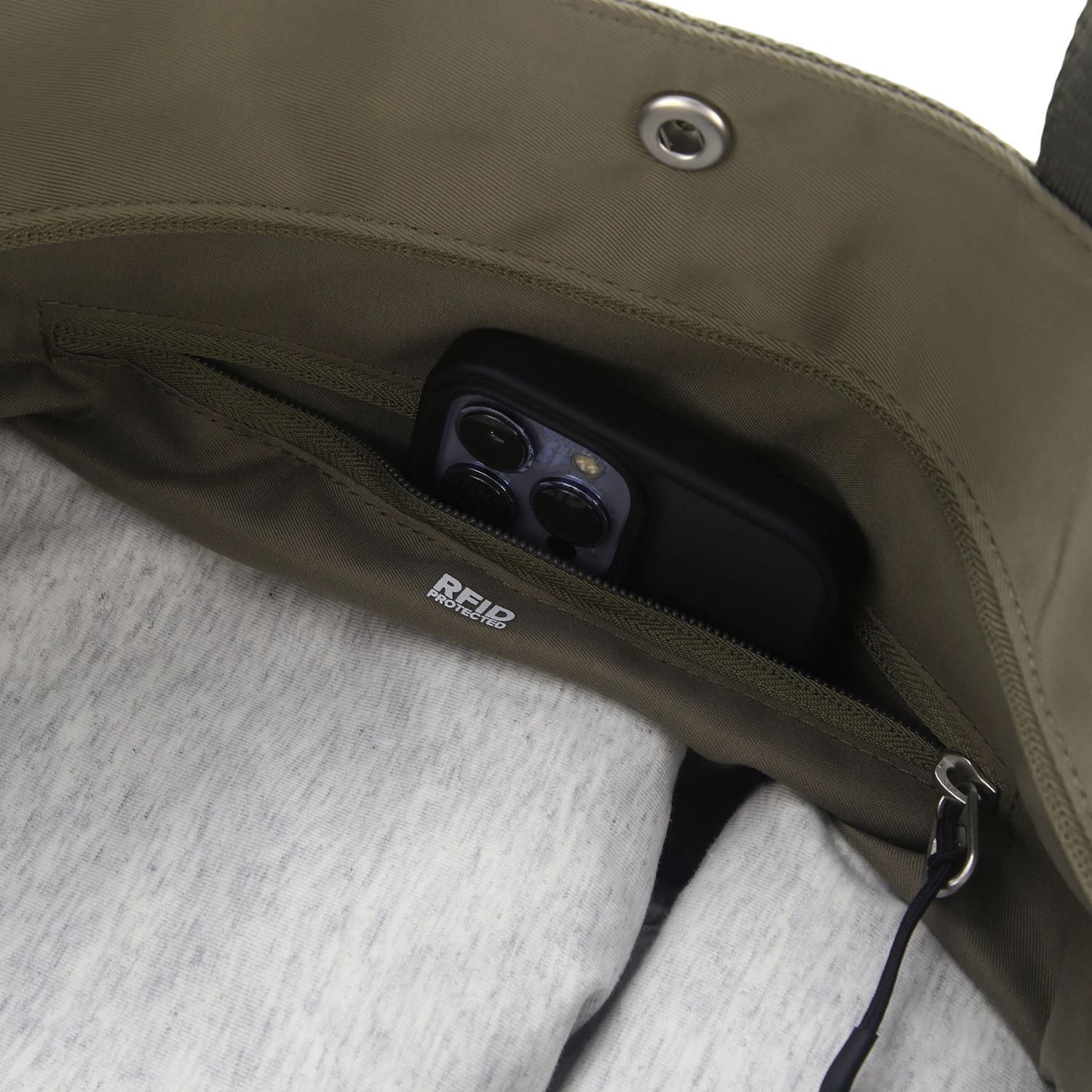 Crossing Hollis Anti-Theft RFID Dual Carry Crossbody Bag V3 - Olive