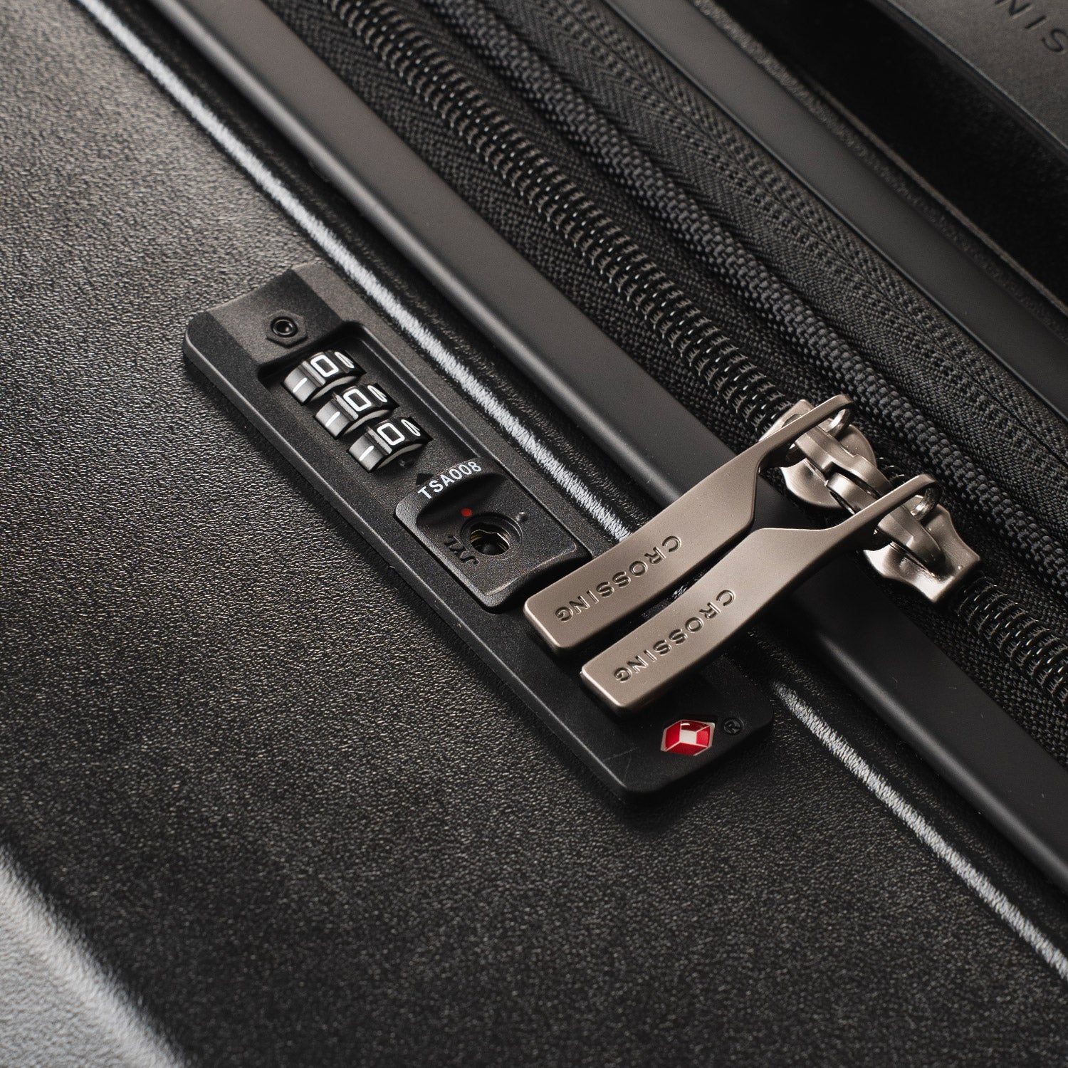 CROSSING INVI TRUNK 30" Large Expandable Luggage With Front & Middle Access - Black