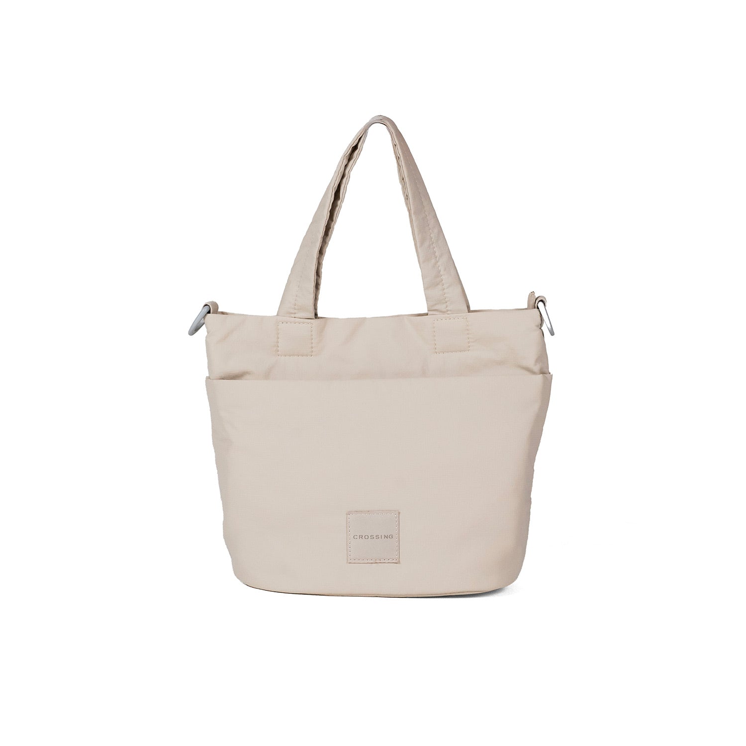 Crossing Jill Anti-Theft RFID Dual Carry Crossbody Bag - Beige