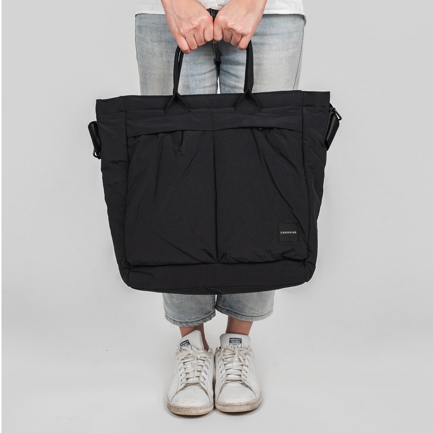 Crossing Joel Dual Carry Tote Bag - Black