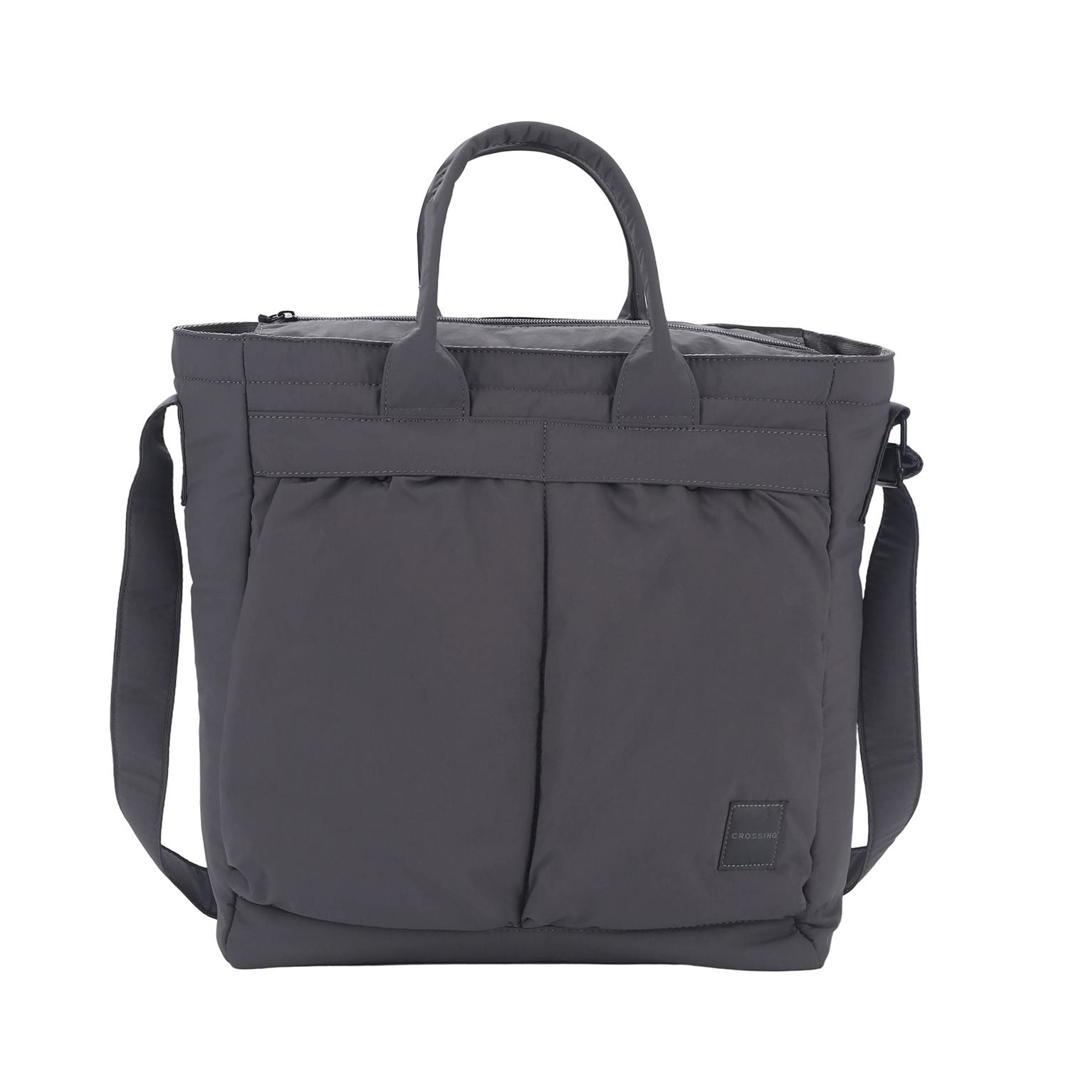 Crossing Joel Dual Carry Tote Bag V3 - Grey