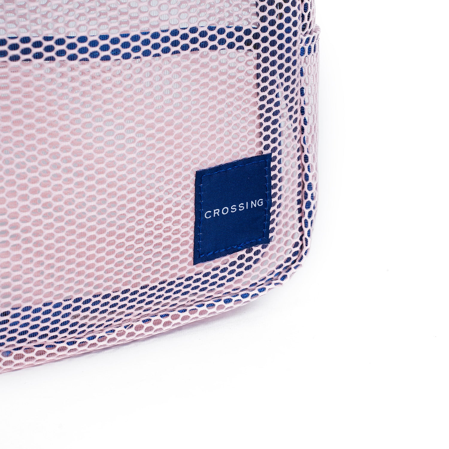 Crossing Jules Everywhere Mesh Pouch (Large) - Pink/Blue