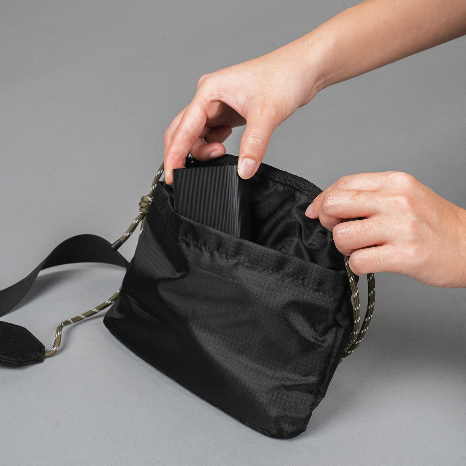 Crossing Kai Crossbody Bag - Black