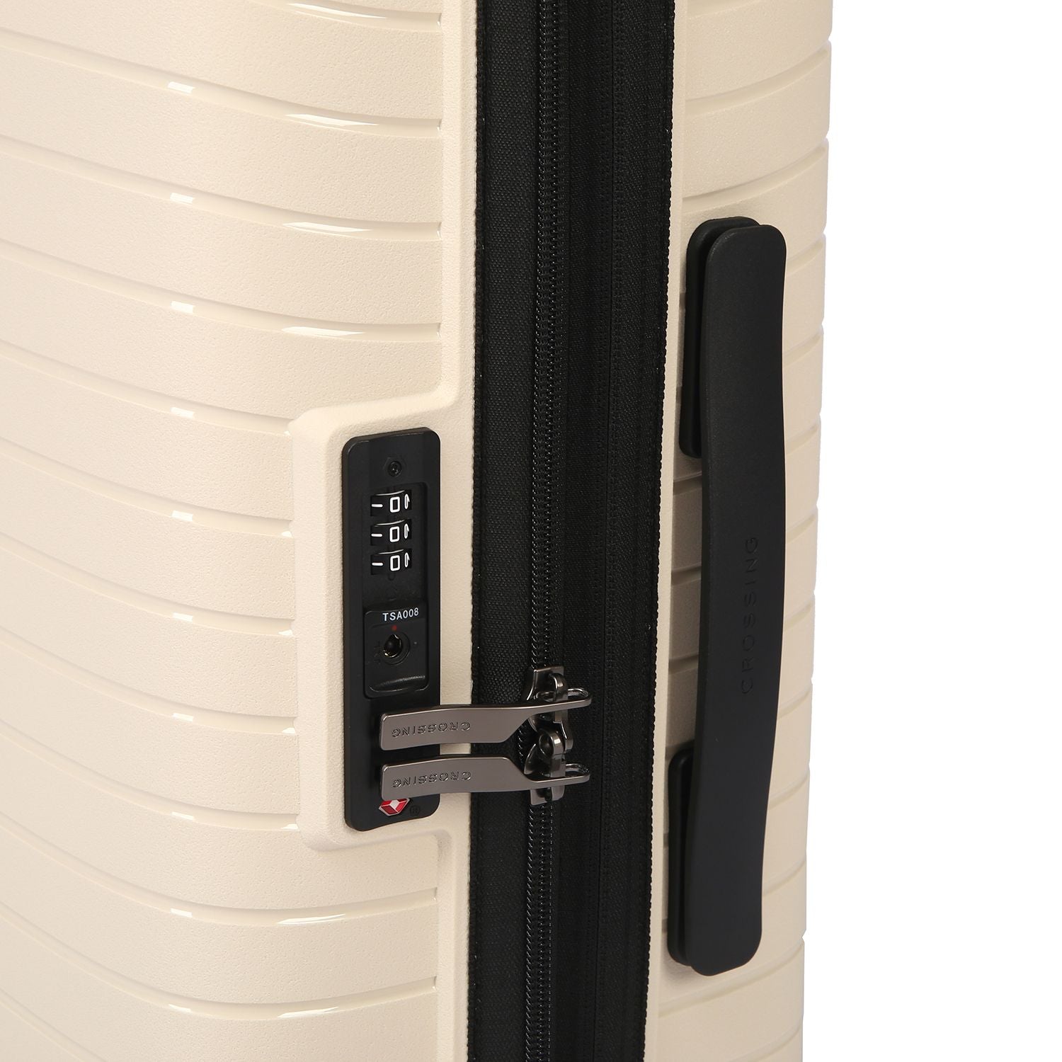 Crossing LYTE Polypropylene Carry On Luggage - Sandwhite