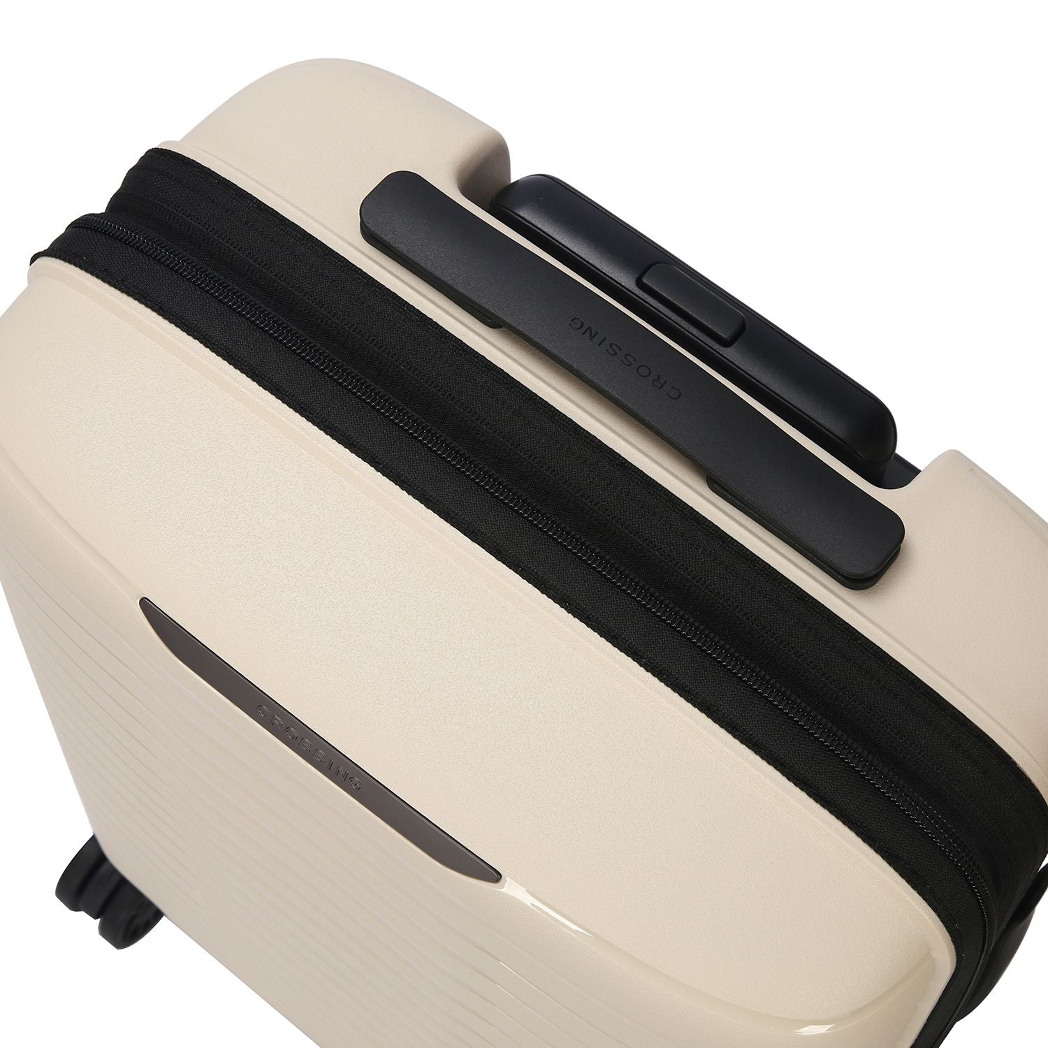 Crossing LYTE Polypropylene Carry On Luggage - Sandwhite