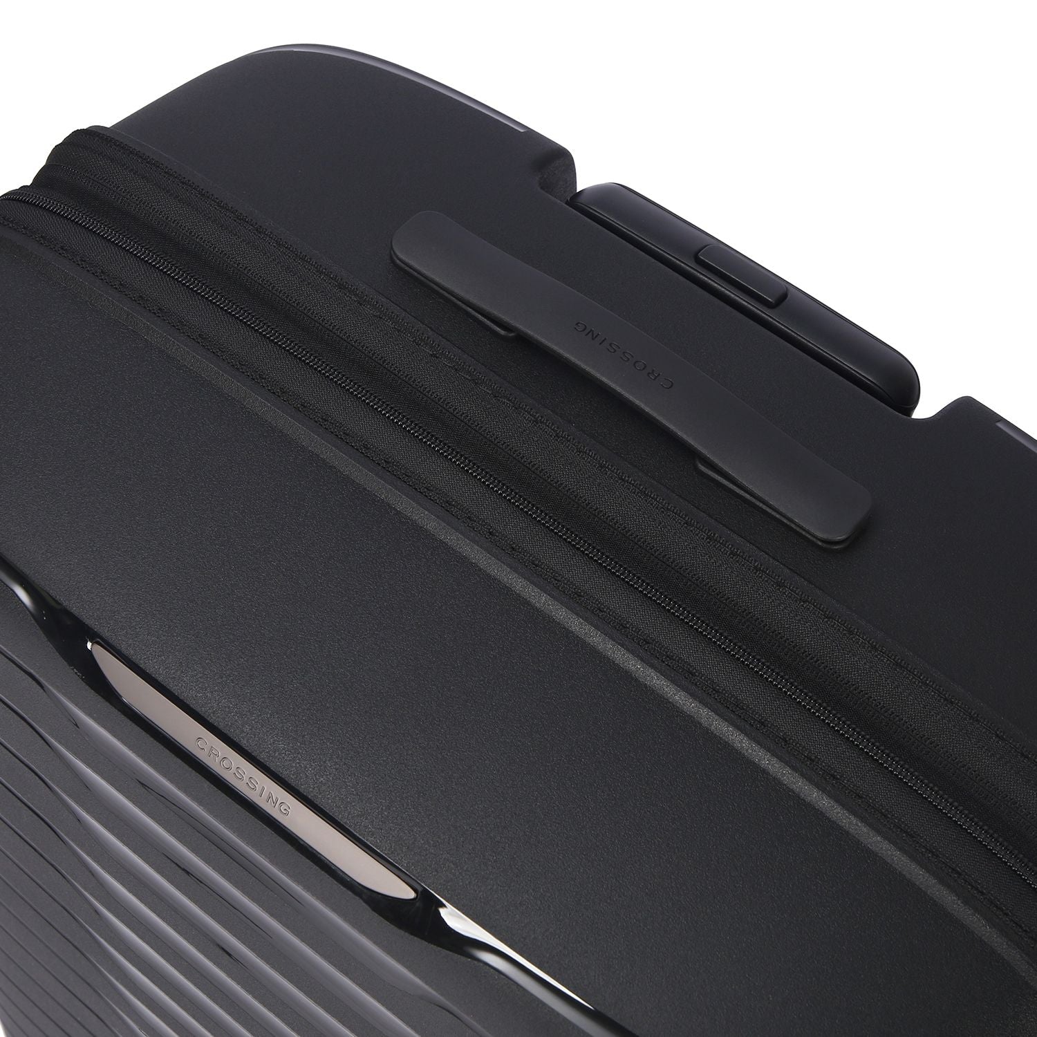 Crossing LYTE Polypropylene Large Expandable Luggage - Black