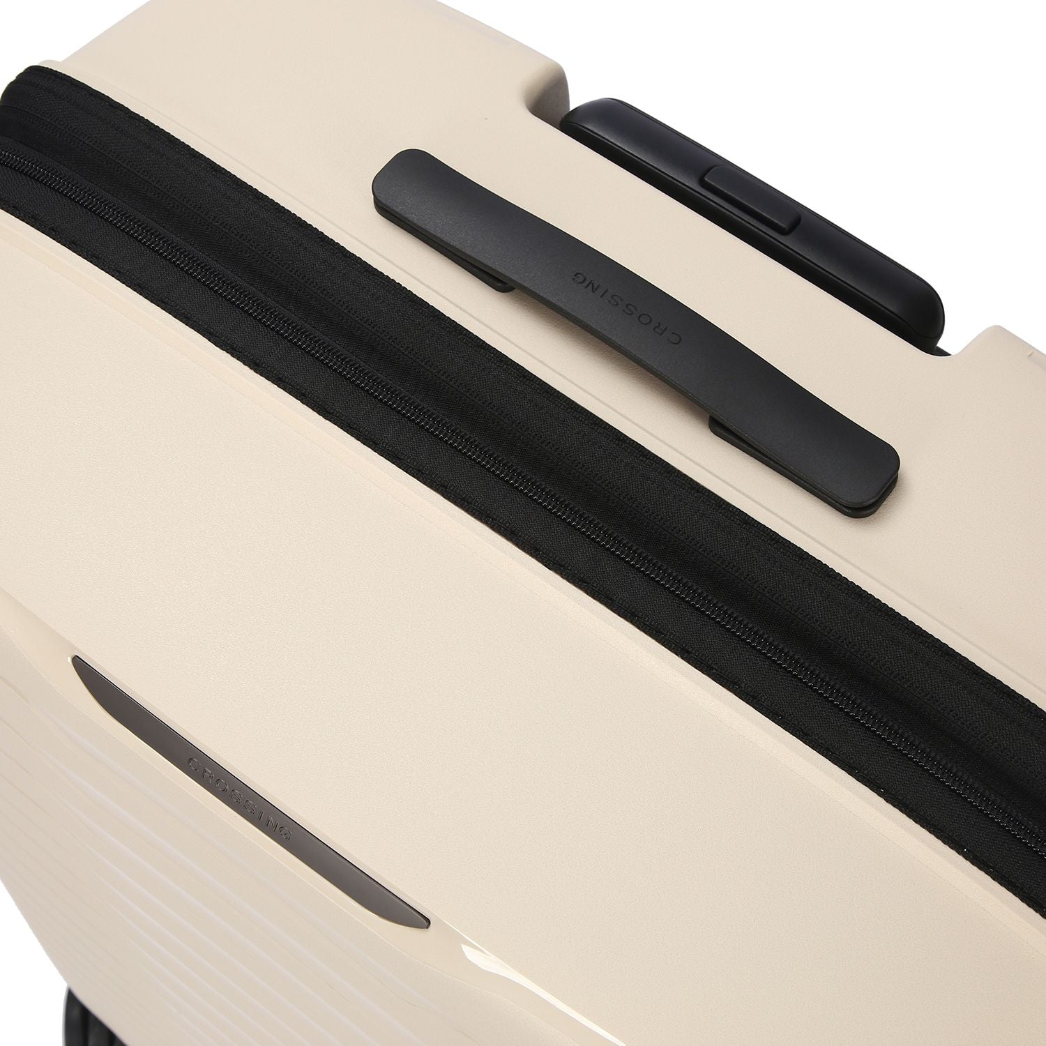 Crossing LYTE Polypropylene Large Expandable Luggage - Sandwhite