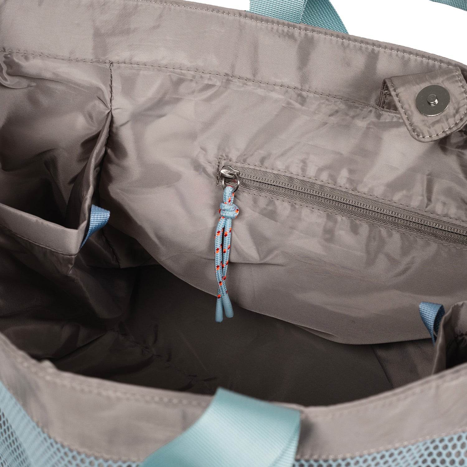 Crossing Meg Dual Carry Mesh Tote Bag - Grey/Light Blue