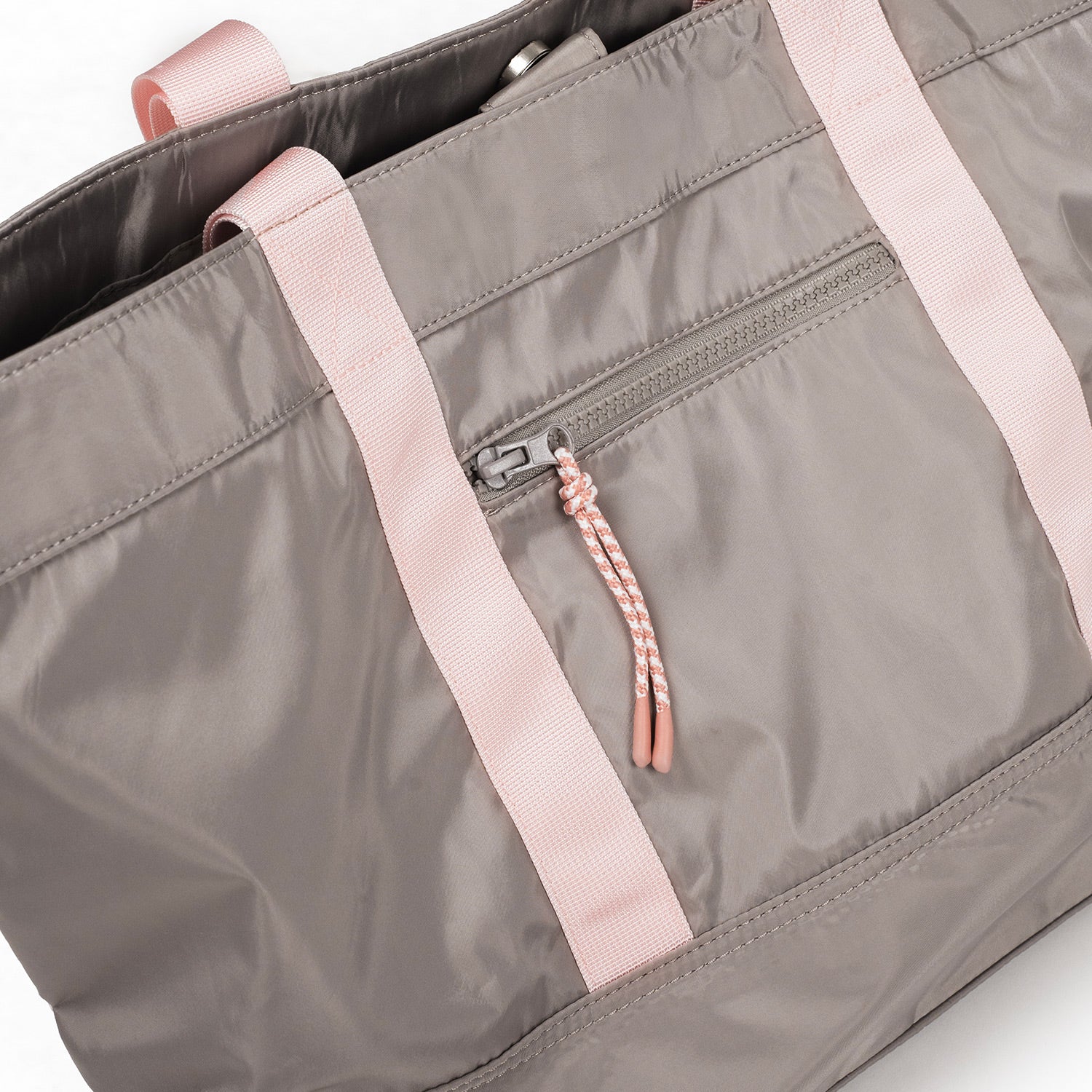 Crossing Meg Dual Carry Mesh Tote Bag - Grey/Pink