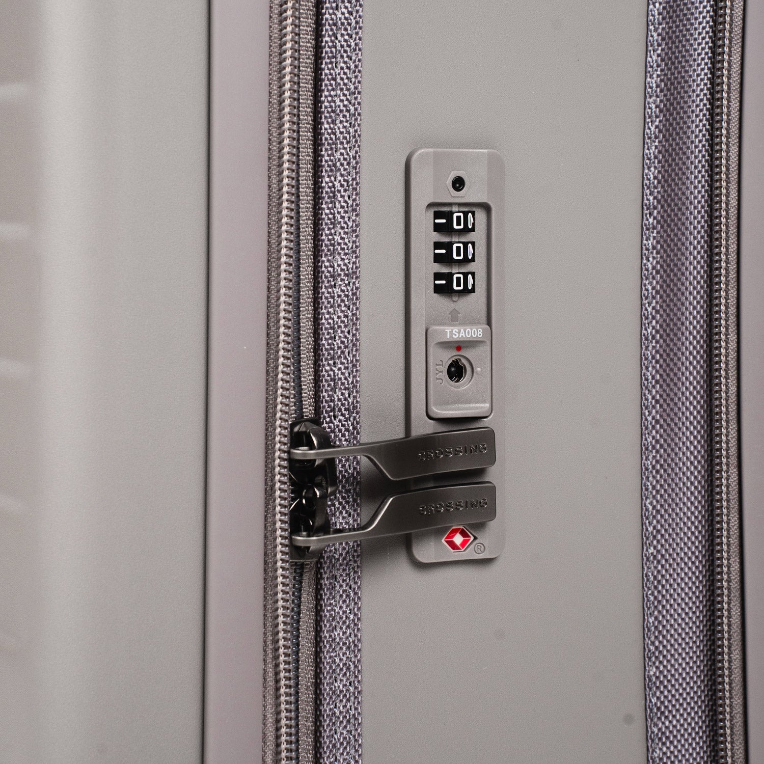 Crossing Ori Collapsible Polycarbonate Carry On 20" Luggage - Latte