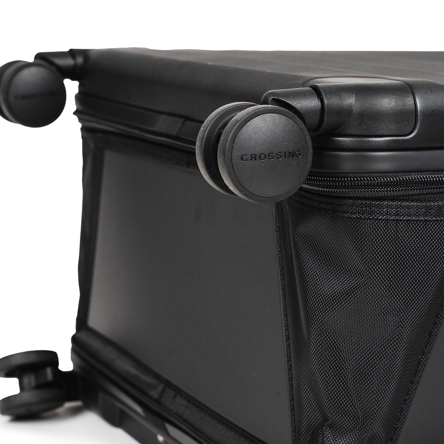 Crossing Ori Collapsible Polycarbonate Medium 26" Luggage - Black