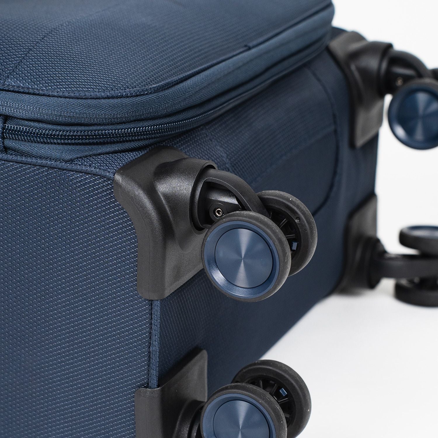 Crossing RECO Recycled Lightweight Soft Case Carry On Luggage T22 - Dark Blue