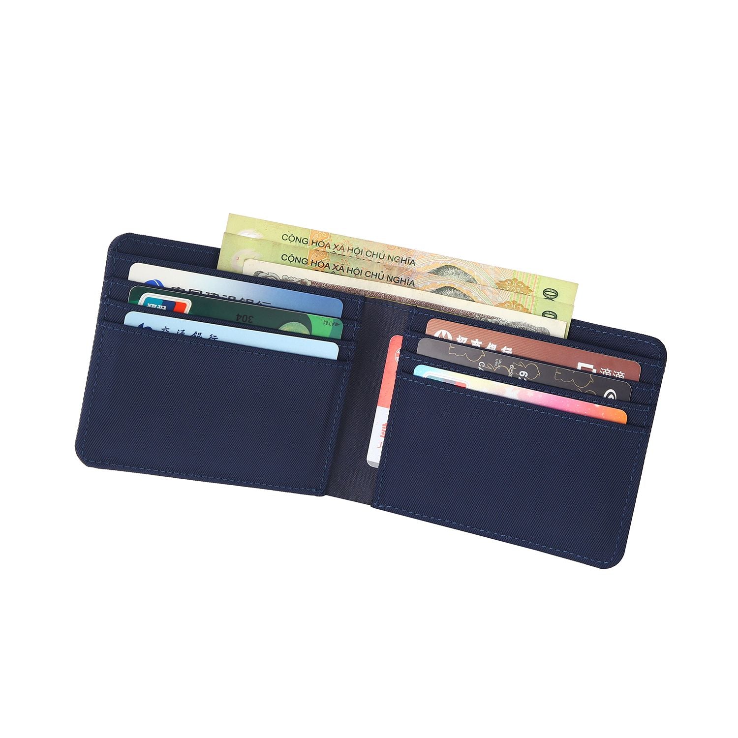 Crossing RFID Bifold Wallet V2 - Navy