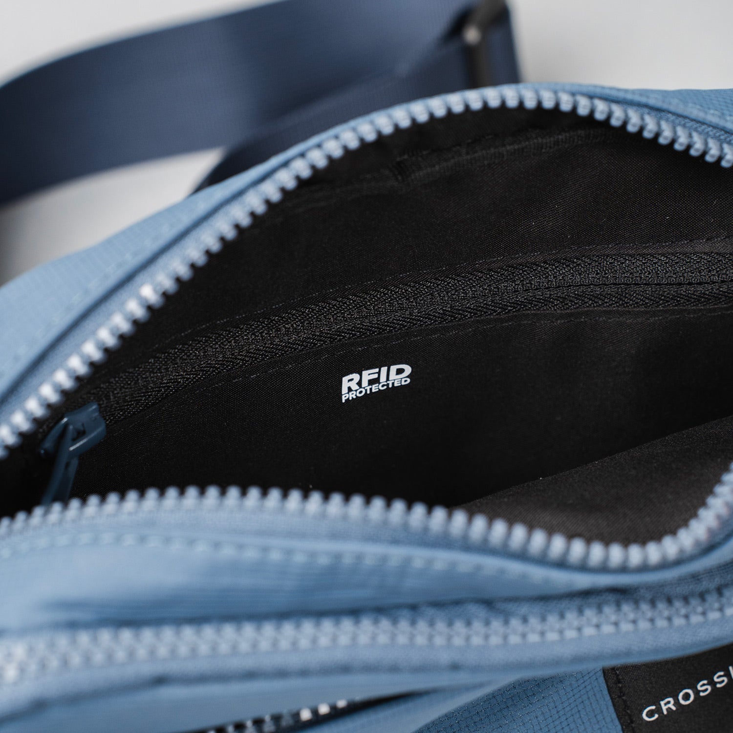 Crossing Sam Anti-Theft RFID Crossbody Bag - Navy