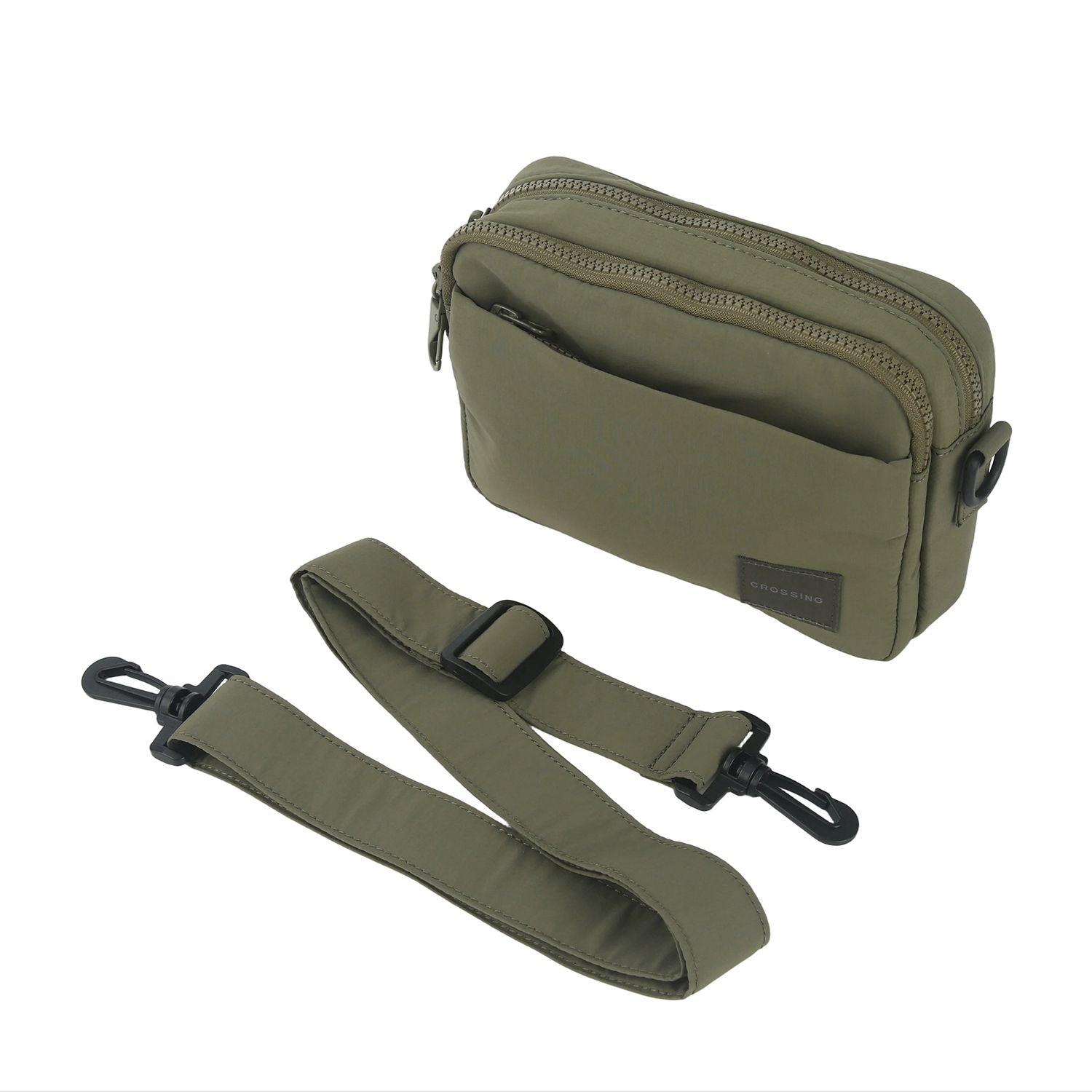 Crossing Sam Anti-Theft RFID Crossbody Bag V2 - Green