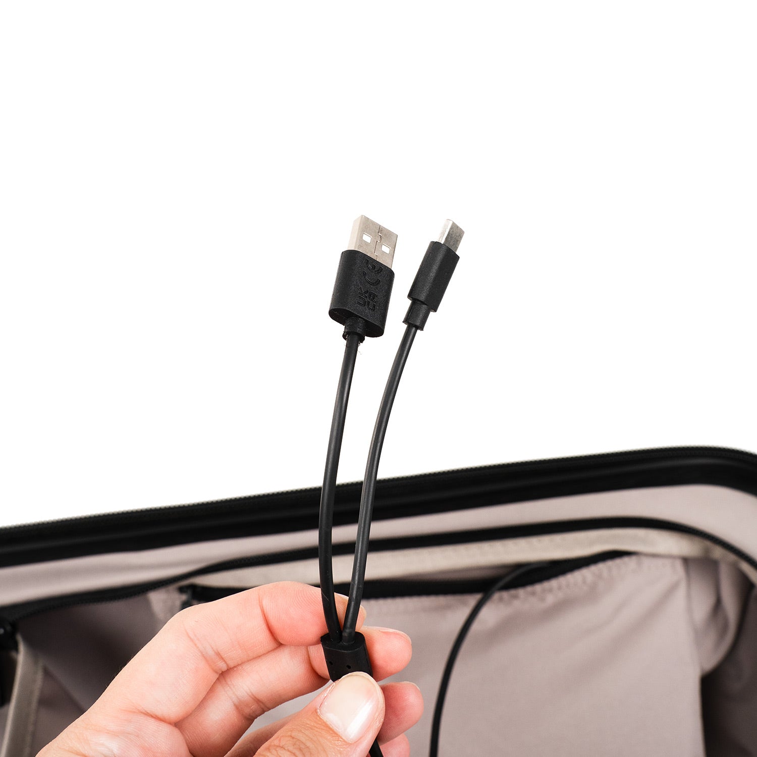 Crossing Stel Polycarbonate Carry On 20" Luggage - Black