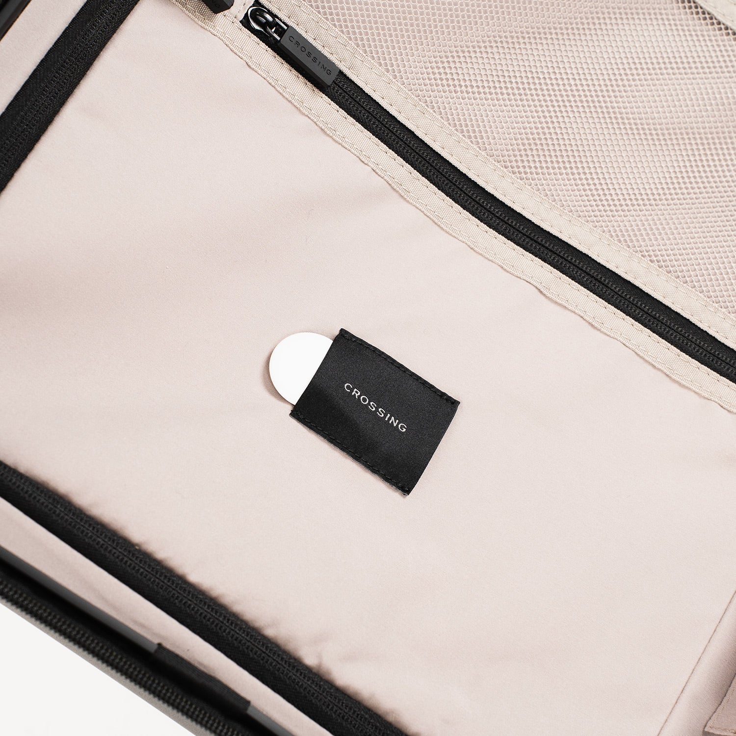 Crossing Stel Polycarbonate Carry On 20" Luggage - Black