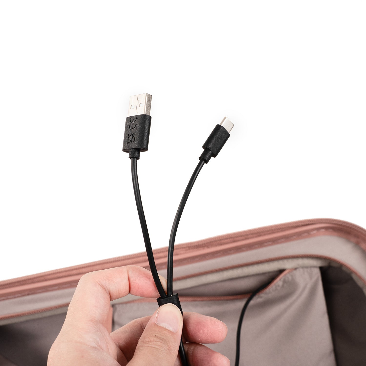 Crossing Stel Polycarbonate Carry On 20" Luggage - Clay