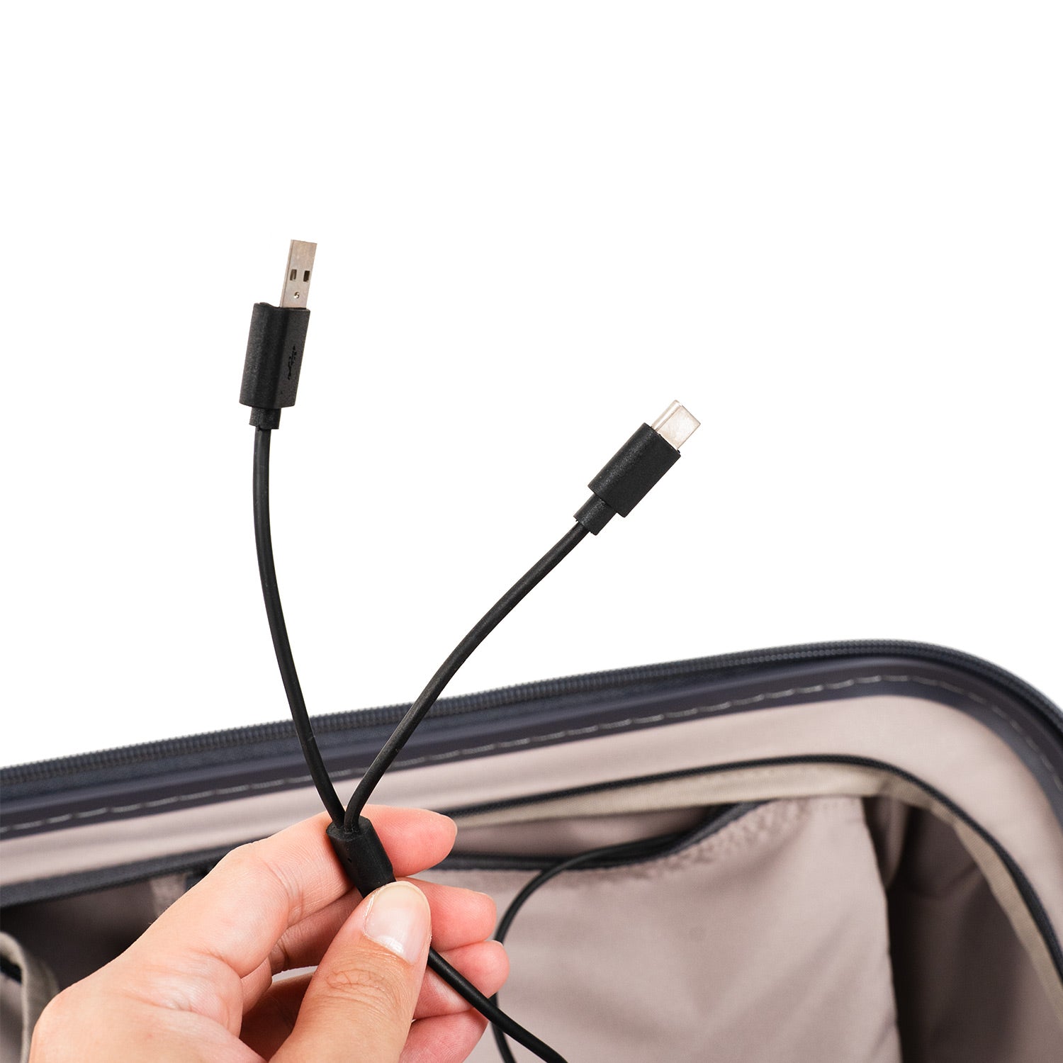 Crossing Stel Polycarbonate Carry On 20" Luggage - Navy