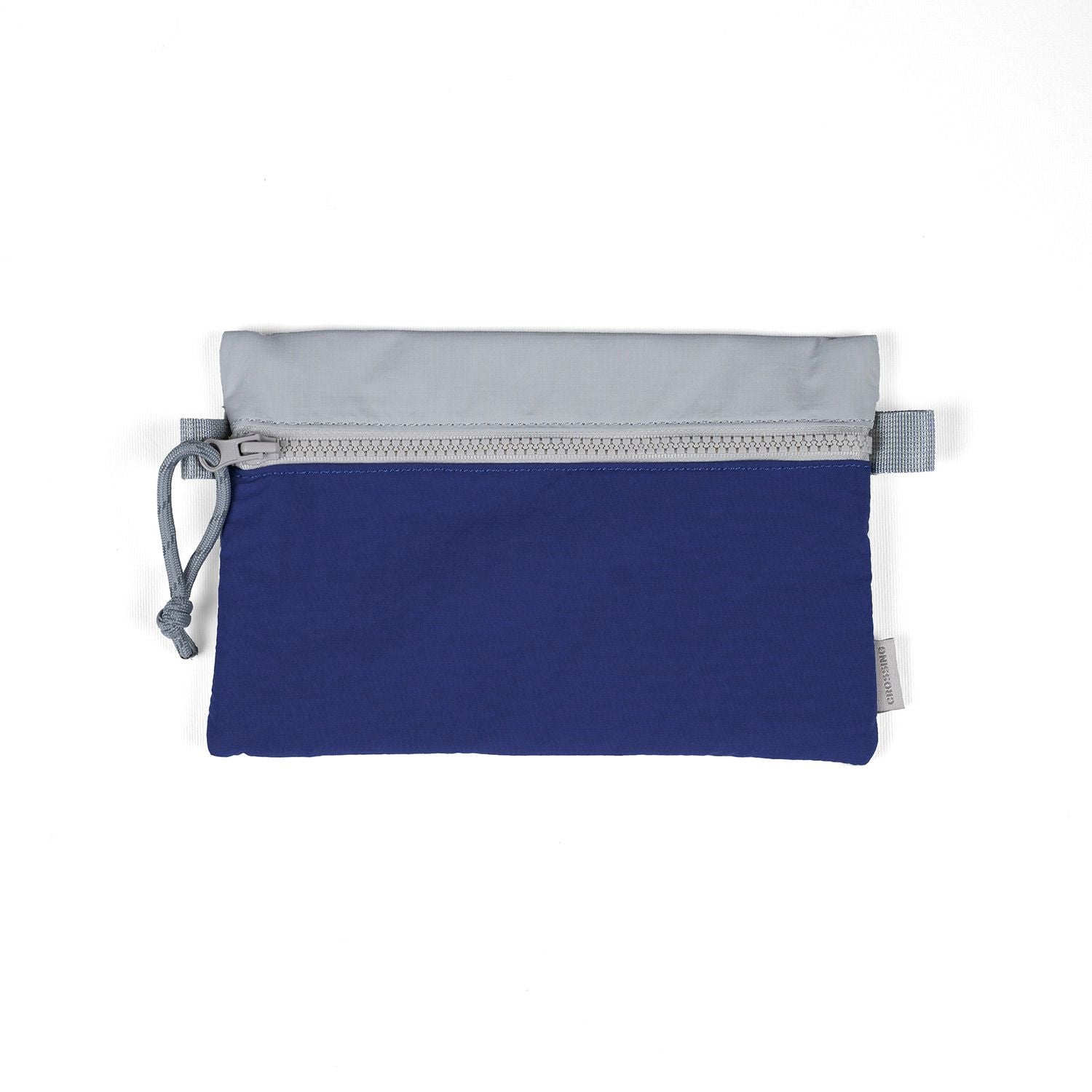 Crossing Tessa Colour Block Pouch Large - Blue/Grey