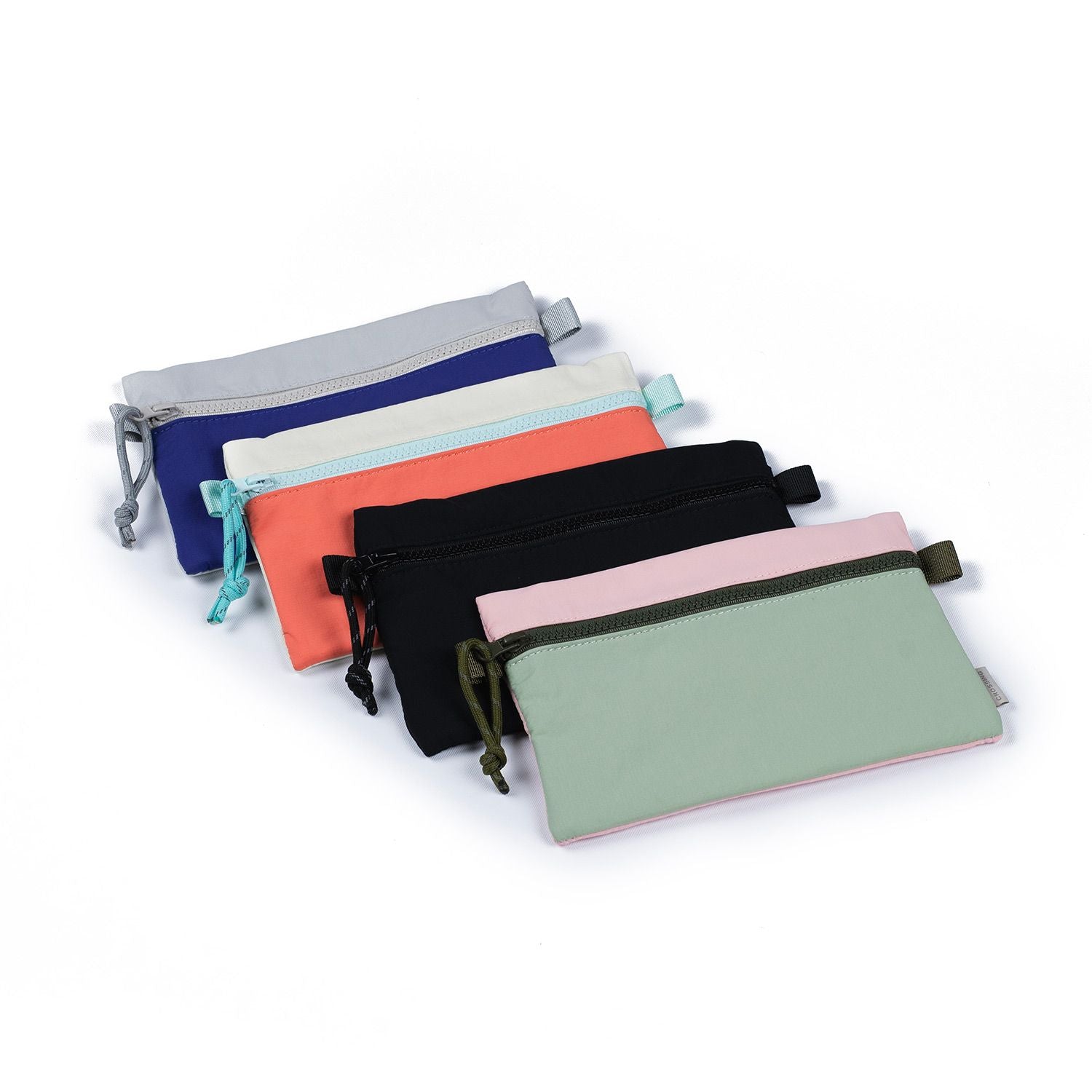Crossing Tessa Colour Block Pouch Large - Mint/Powder Pink