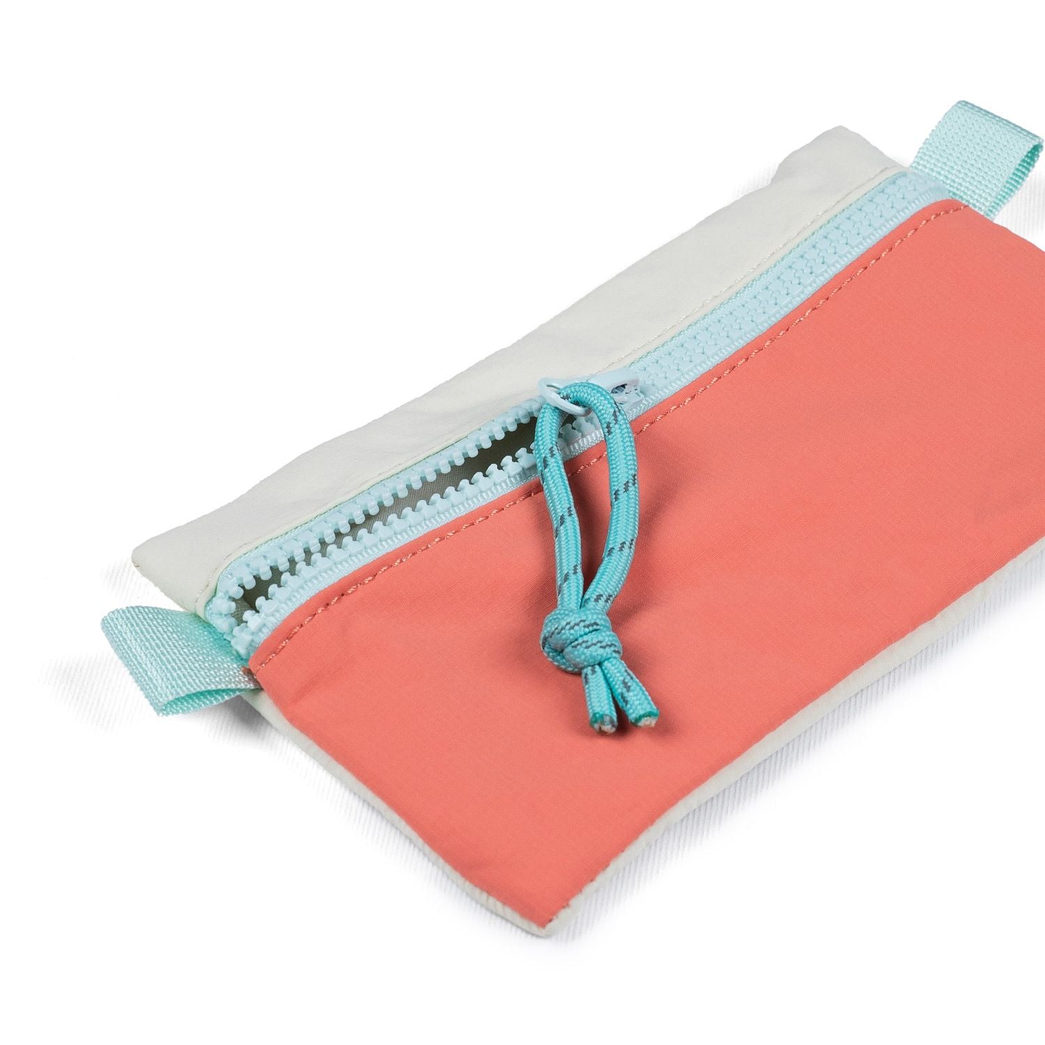 Crossing Tessa Colour Block Pouch Small - Coral/White Beige