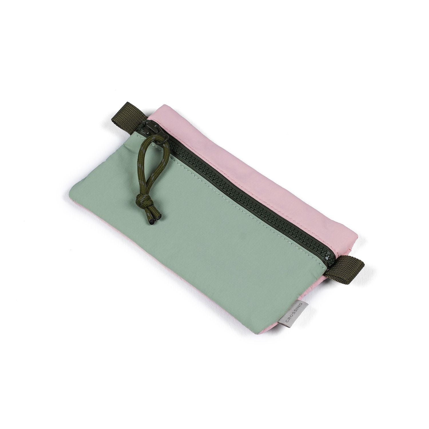 Crossing Tessa Colour Block Pouch Small - Mint/Powder Pink