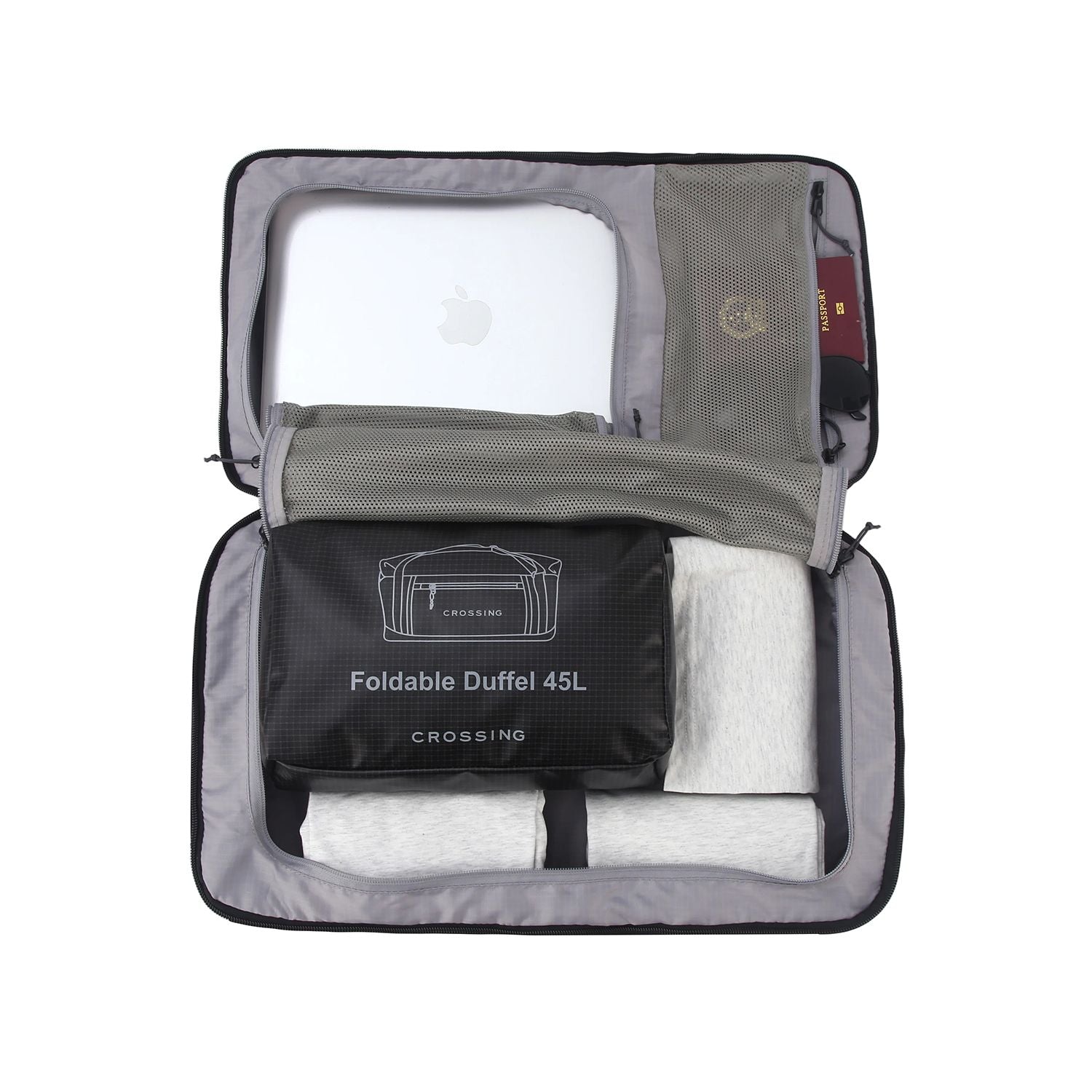 Crossing Transit Carry On Travel Pack 28L - Black