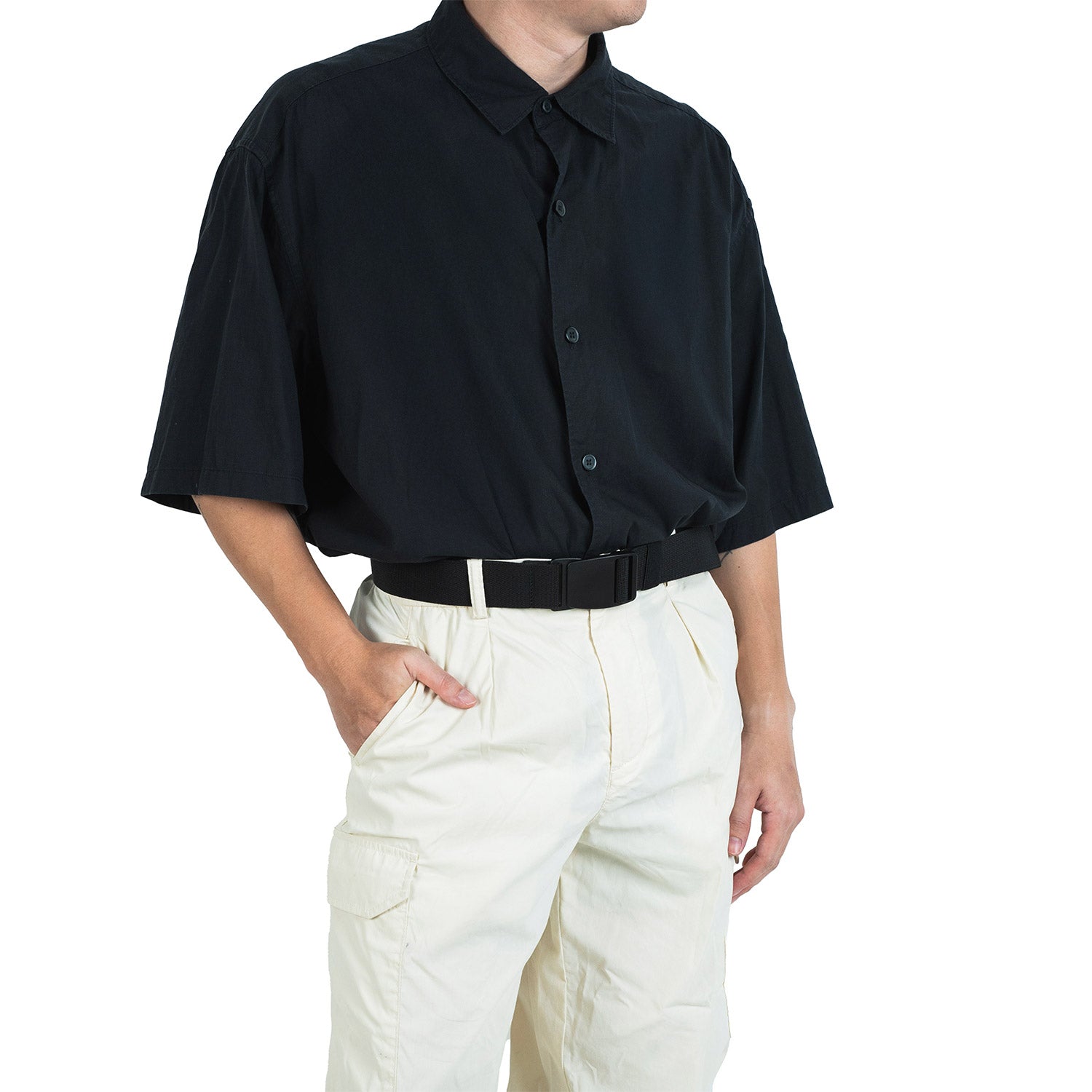 Crossing Travel Adventure Belt With Side Release Buckle (Large) - Black