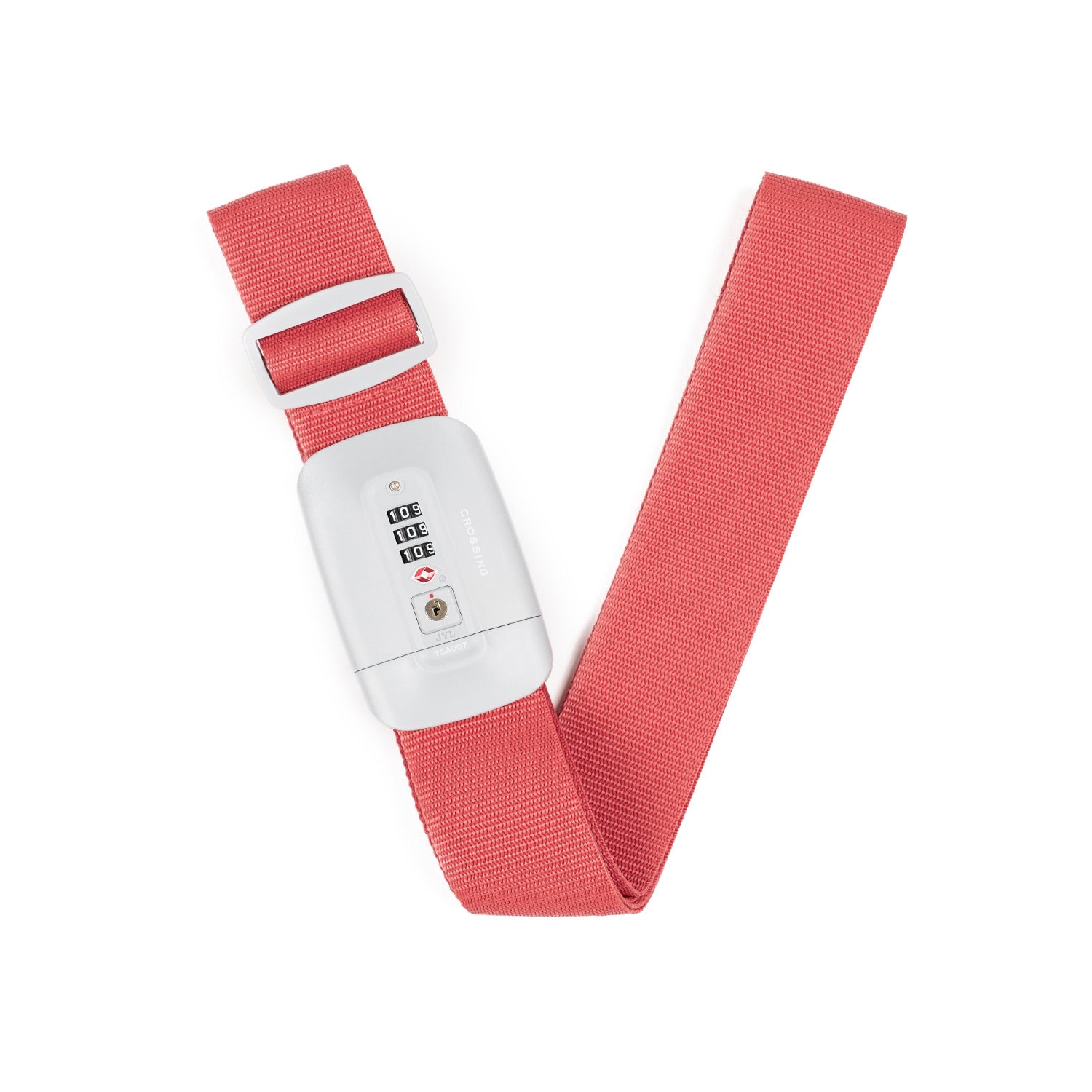 Crossing TSA 3-Dial Combination Lock Luggage Strap - Crimson