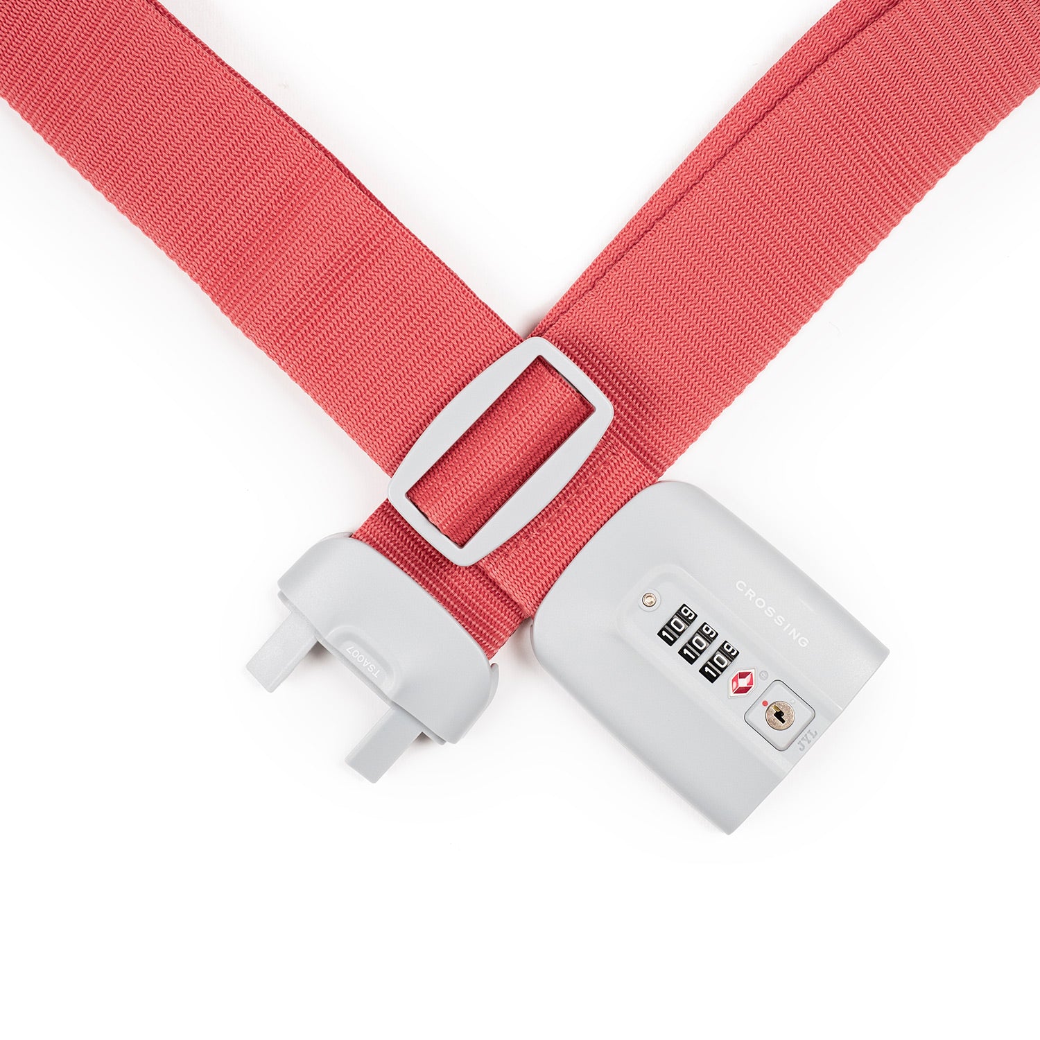 Crossing TSA 3-Dial Combination Lock Luggage Strap - Crimson