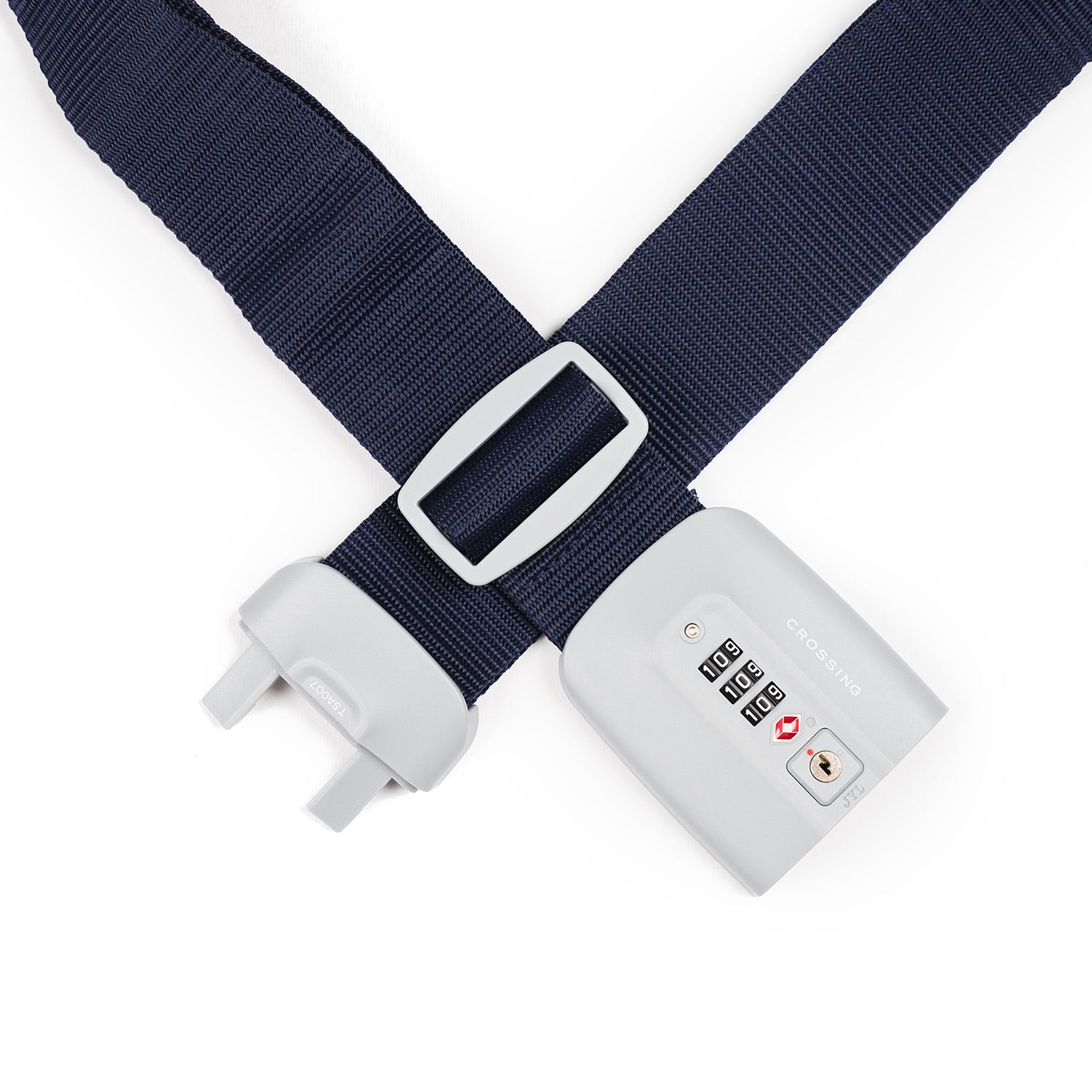 Crossing TSA 3-Dial Combination Lock Luggage Strap - Navy