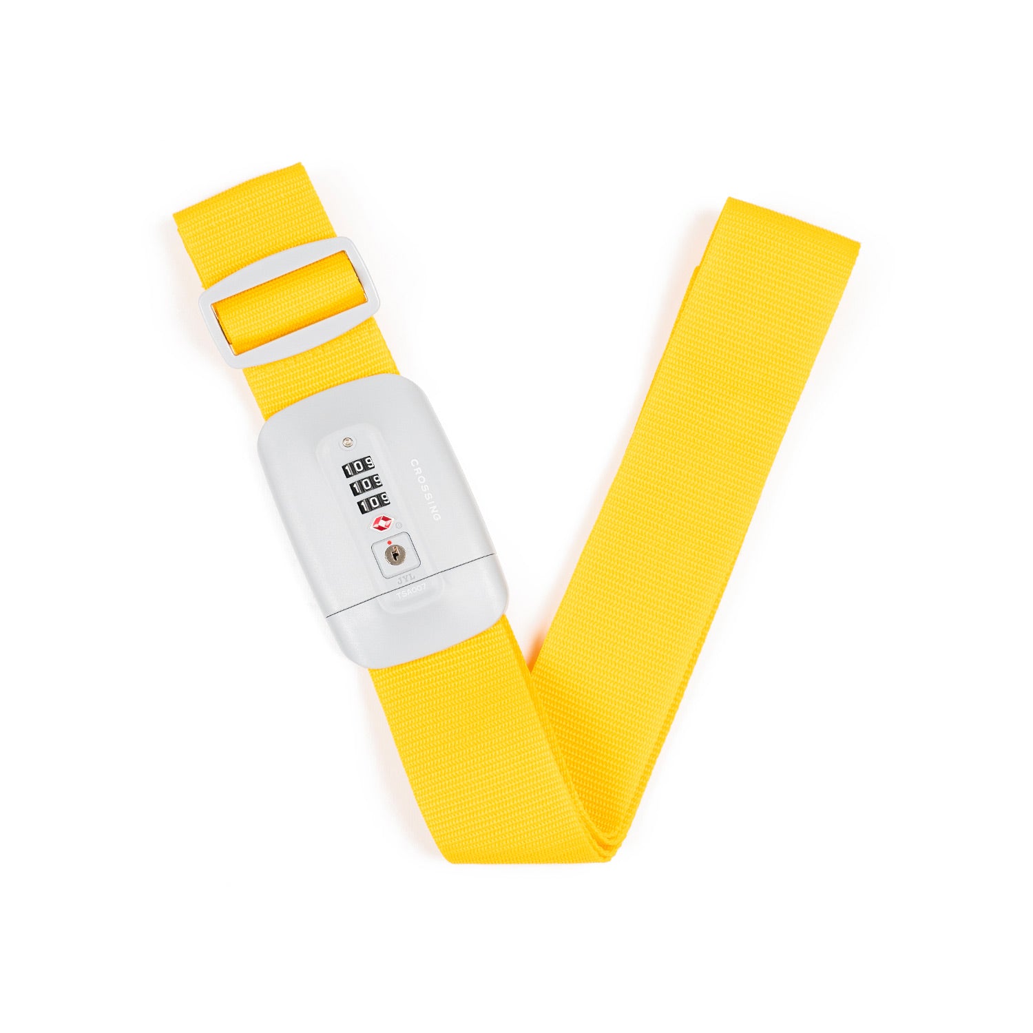 Crossing TSA 3-Dial Combination Lock Luggage Strap - Tuscany Yellow