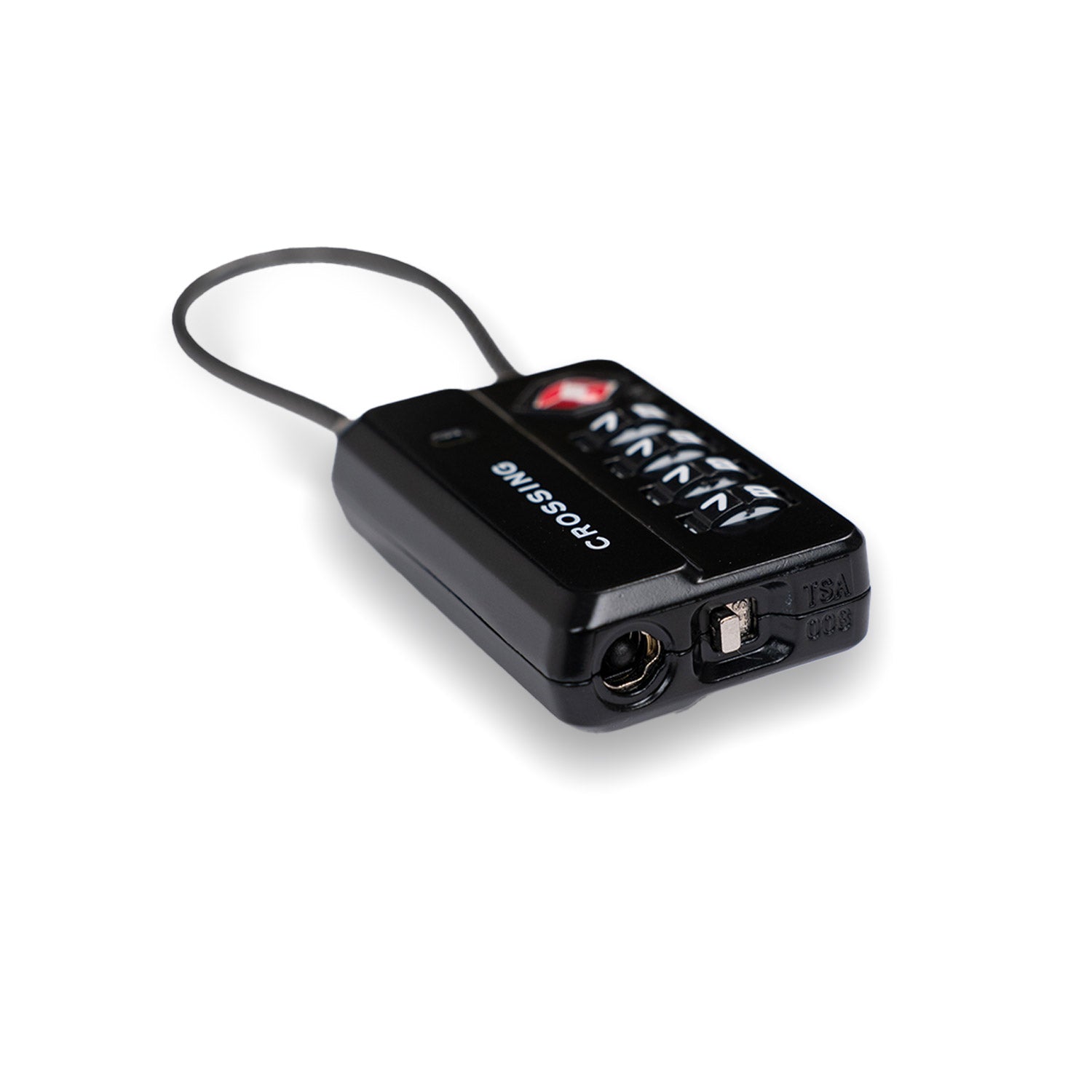 Crossing TSA 4-Dial Travel Lock With Indicator - Black