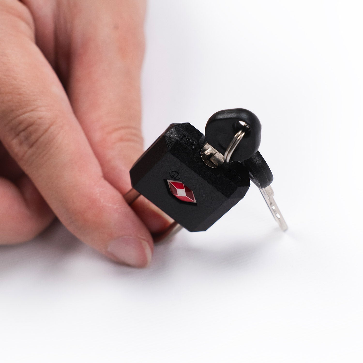 Crossing Ultra-Light TSA Travel Lock With Keys (Twin Pack) - Black